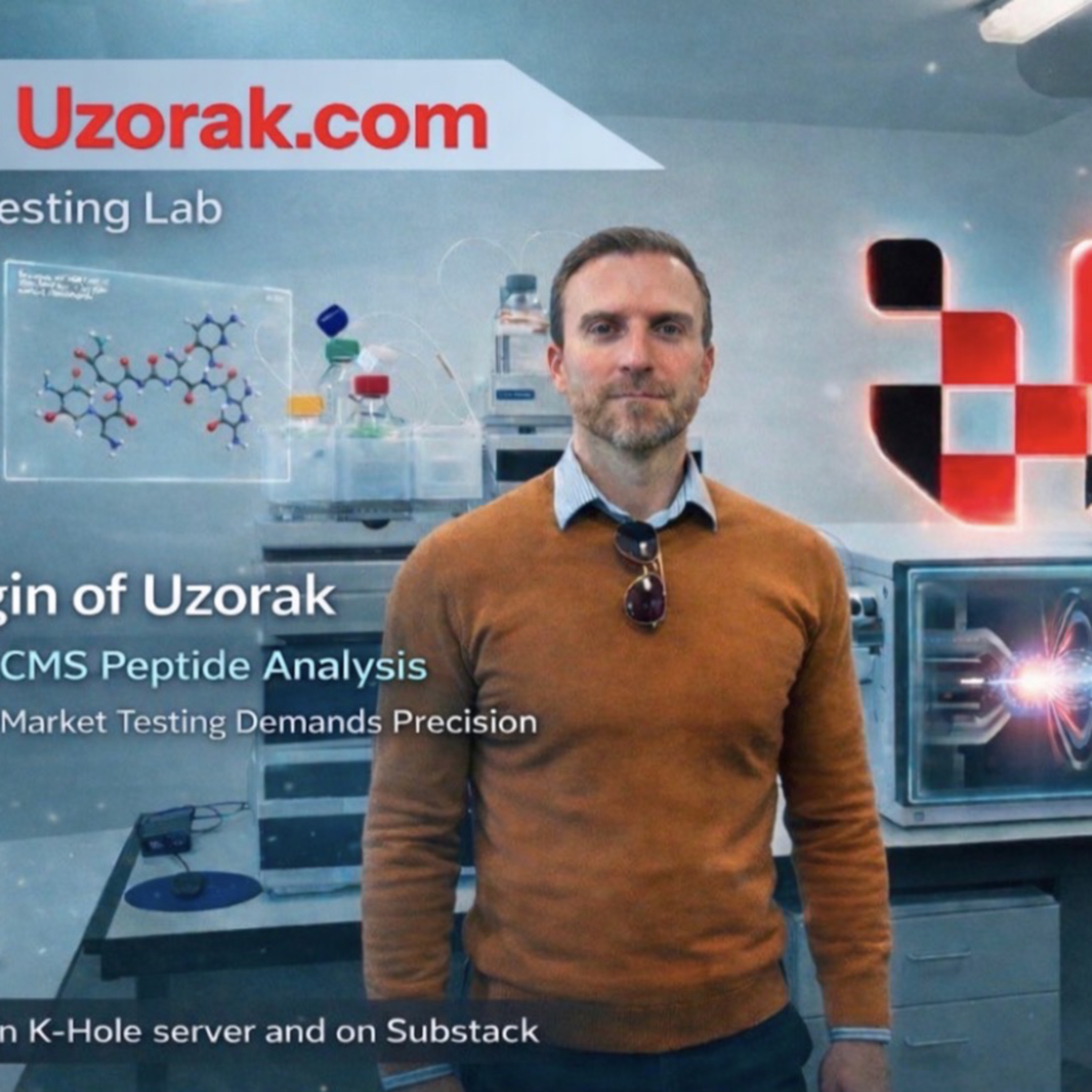 Inside uzorak.com, a peptide testing lab in Zagreb, Croatia
