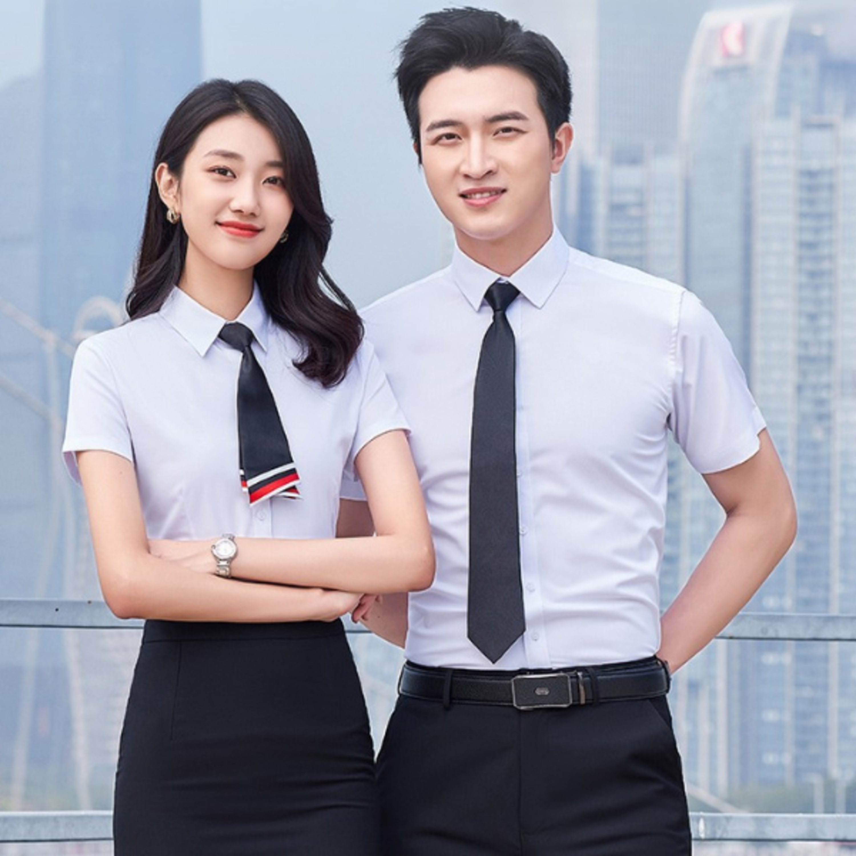 ao so mi dong phuc cong so ngan tay mau trang gao episode artwork