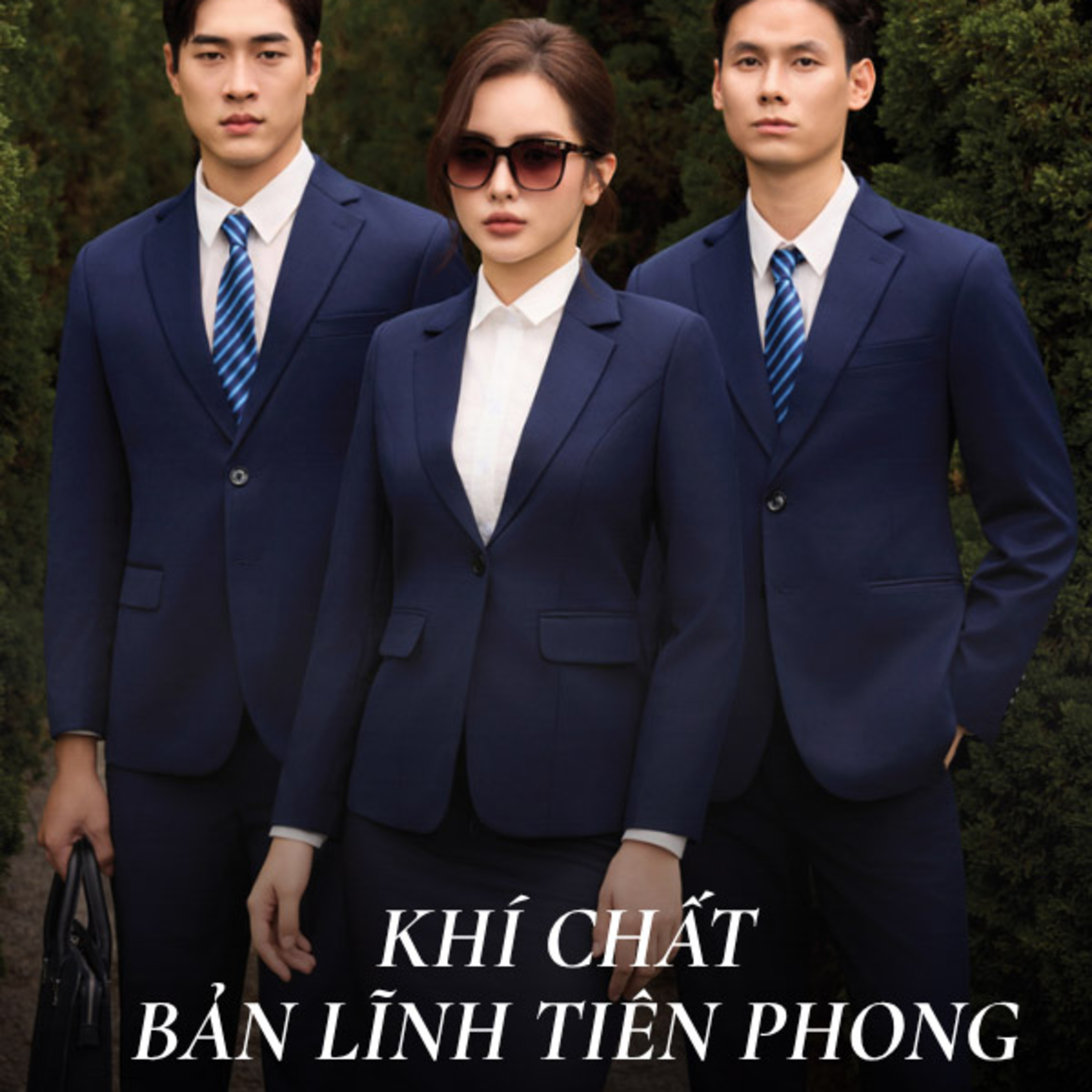 ao dong phuc vest cong so mau xanh den dam suitex bong episode artwork