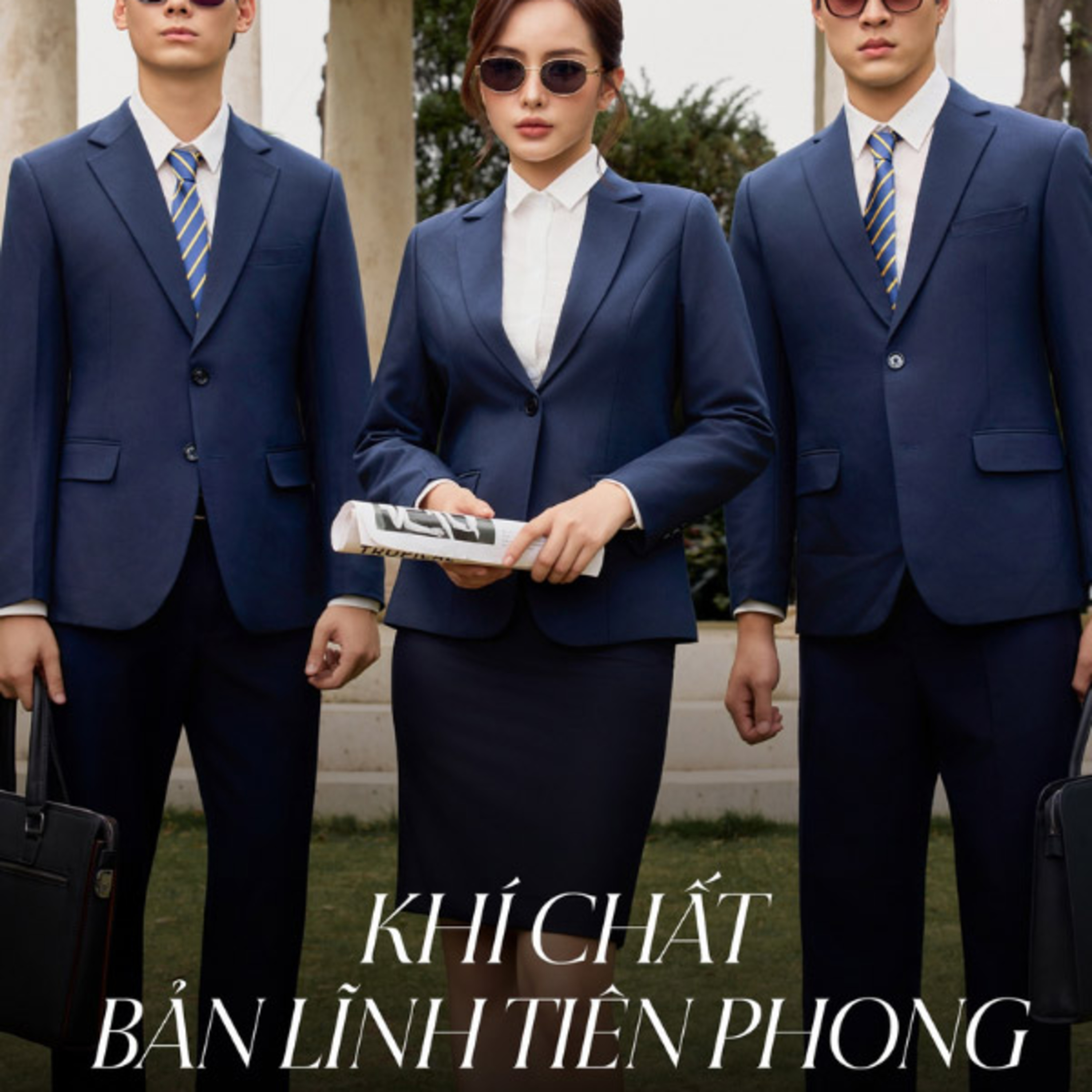 ao dong phuc vest cong so mau xanh den nhat elite episode artwork