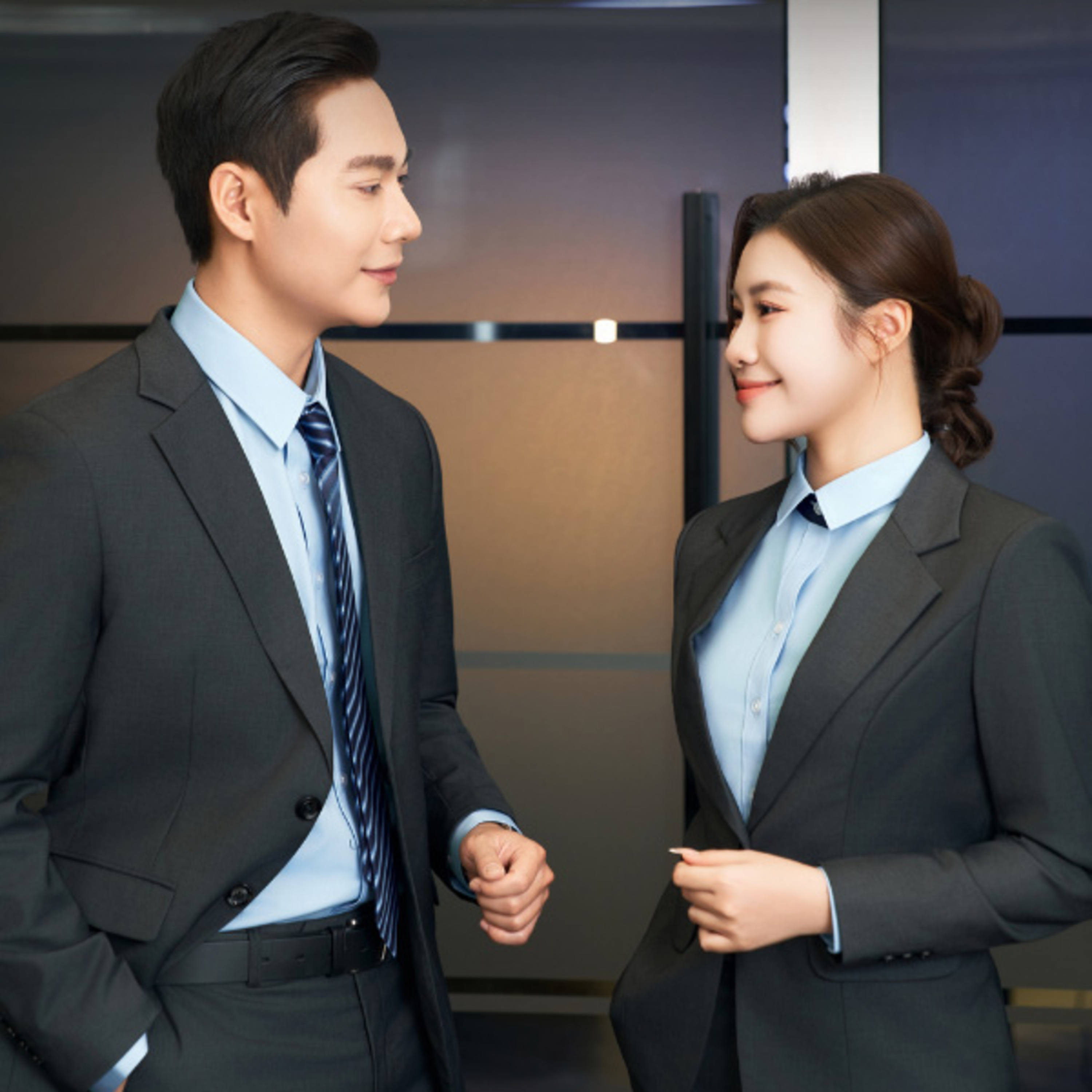 vest dong phuc cong so nam nu suittex li mau ghi episode artwork