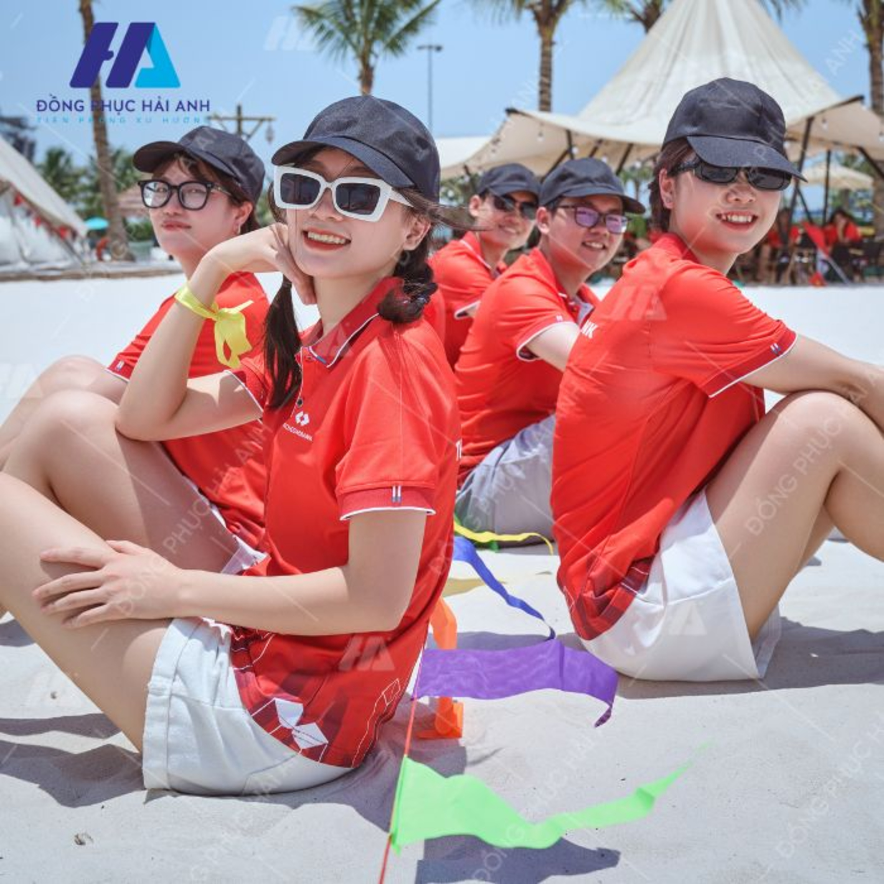 mau ao team building ngan hang techcombank hai anh uniform episode artwork