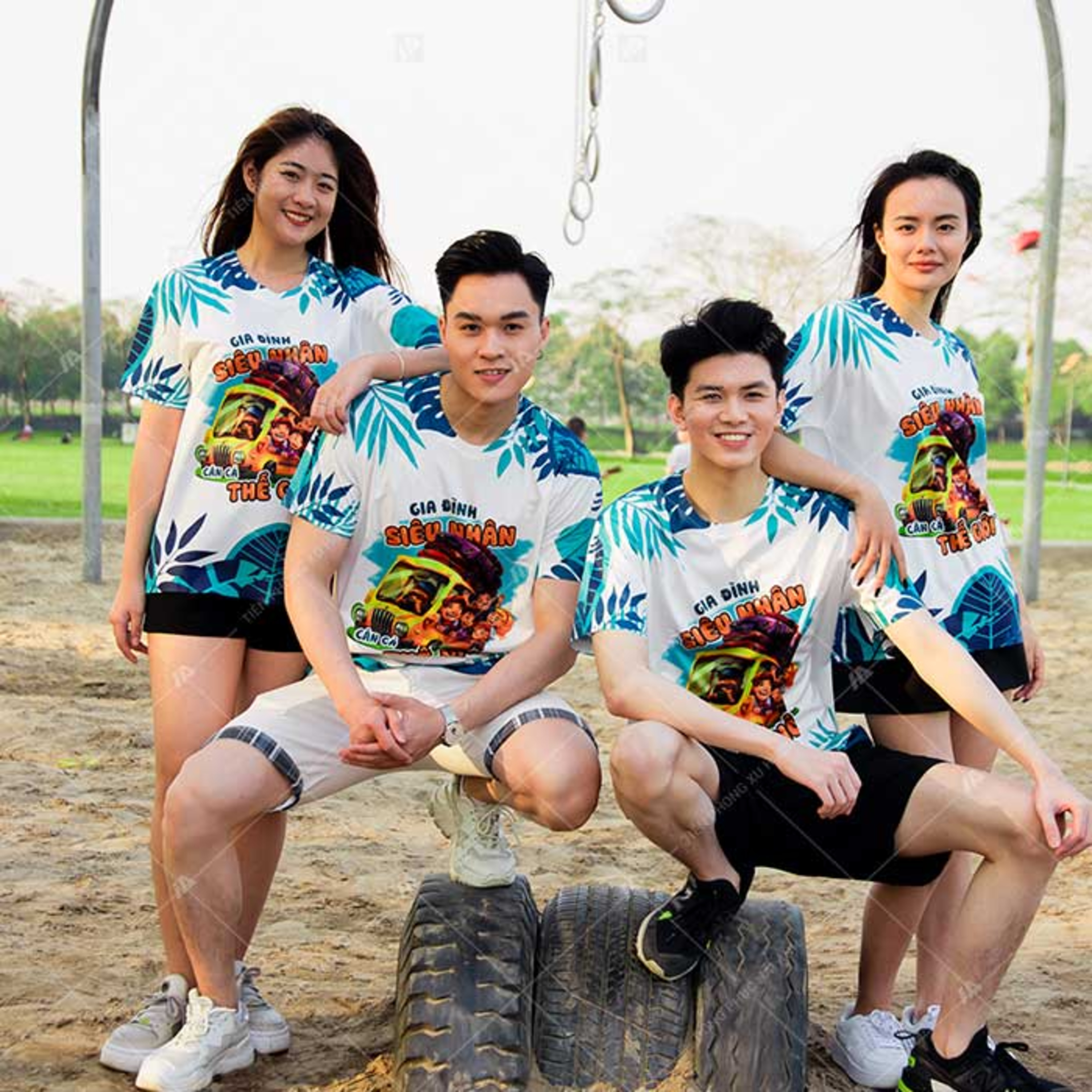 mau ao phong nhom di bien gia dinh sieu nhan episode artwork