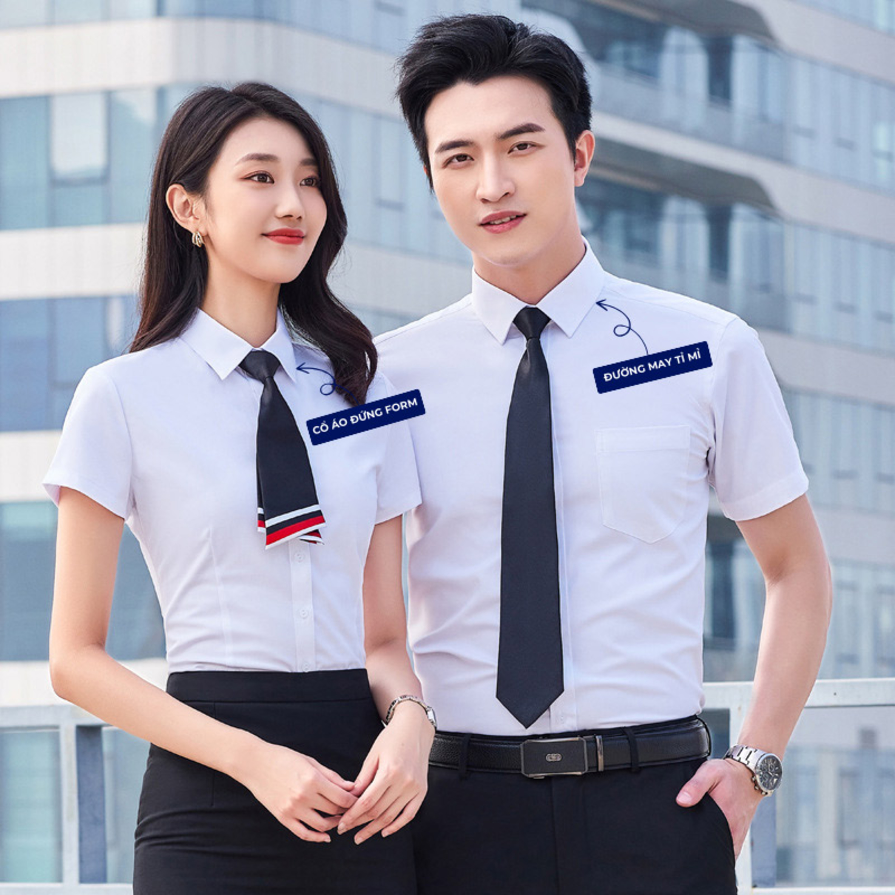 ao so mi dong phuc cong so ngan tay mau trang gao episode artwork