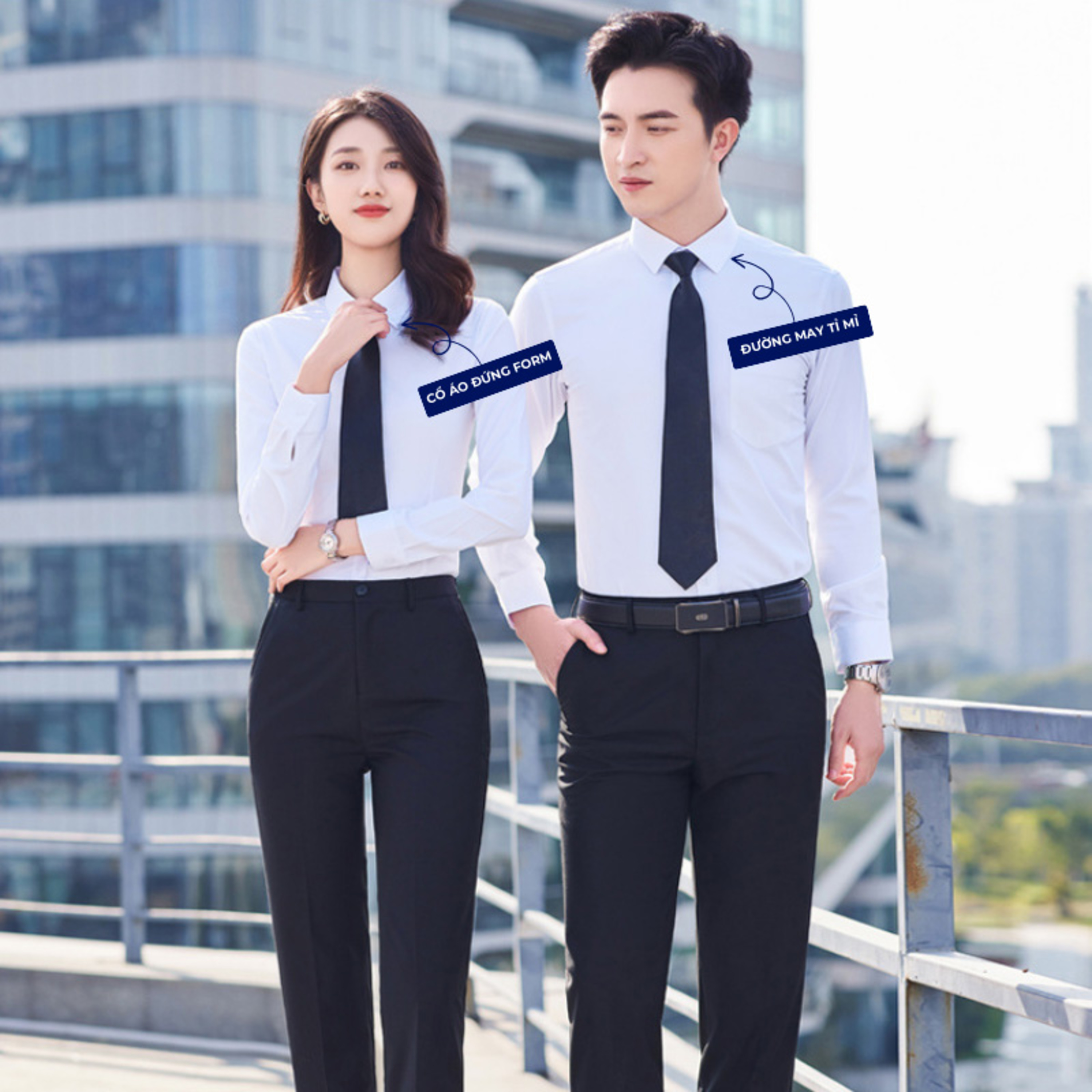 ao so mi dong phuc cong so dai tay mau trang gao episode artwork
