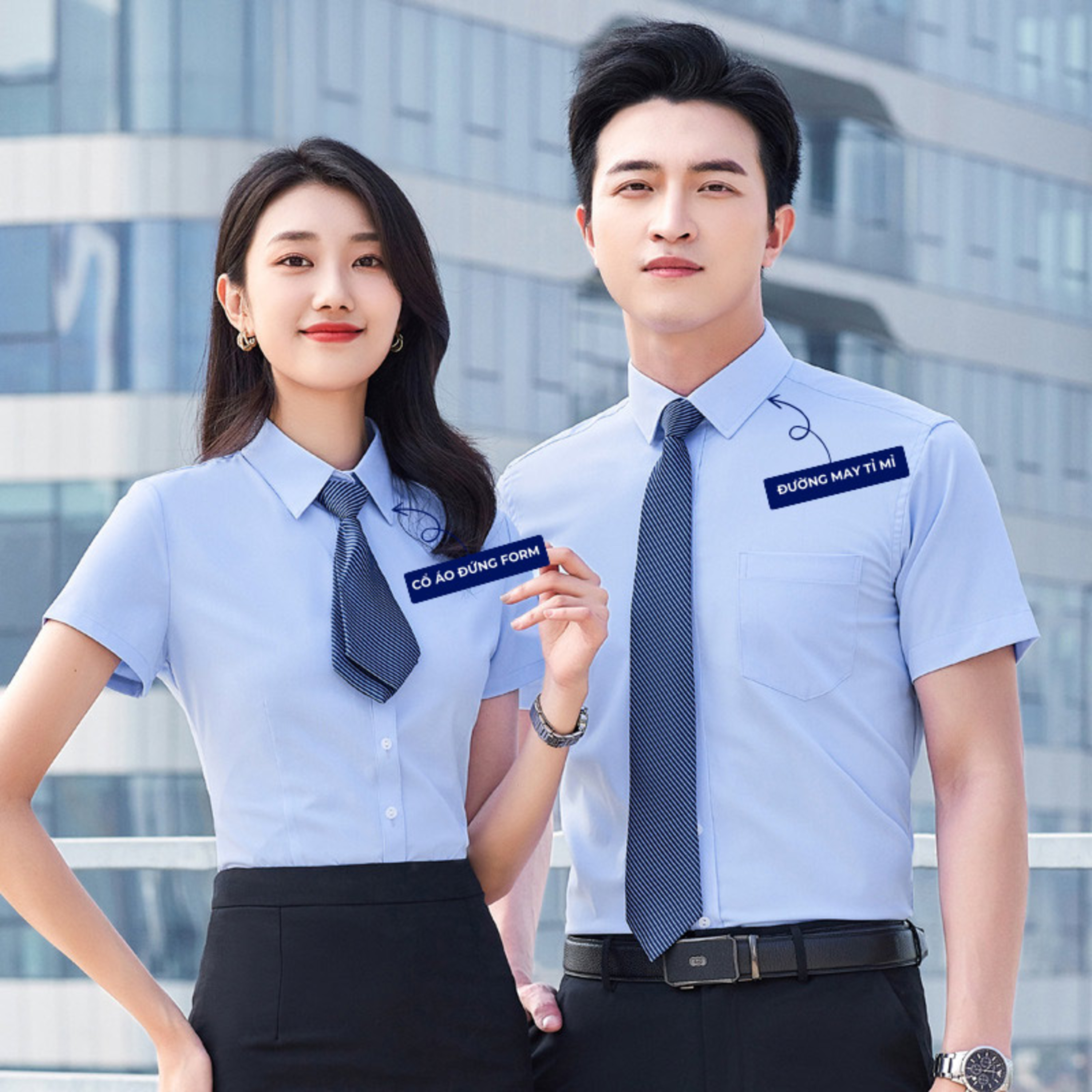 ao so mi dong phuc cong so ngan tay mau da troi nhat episode artwork