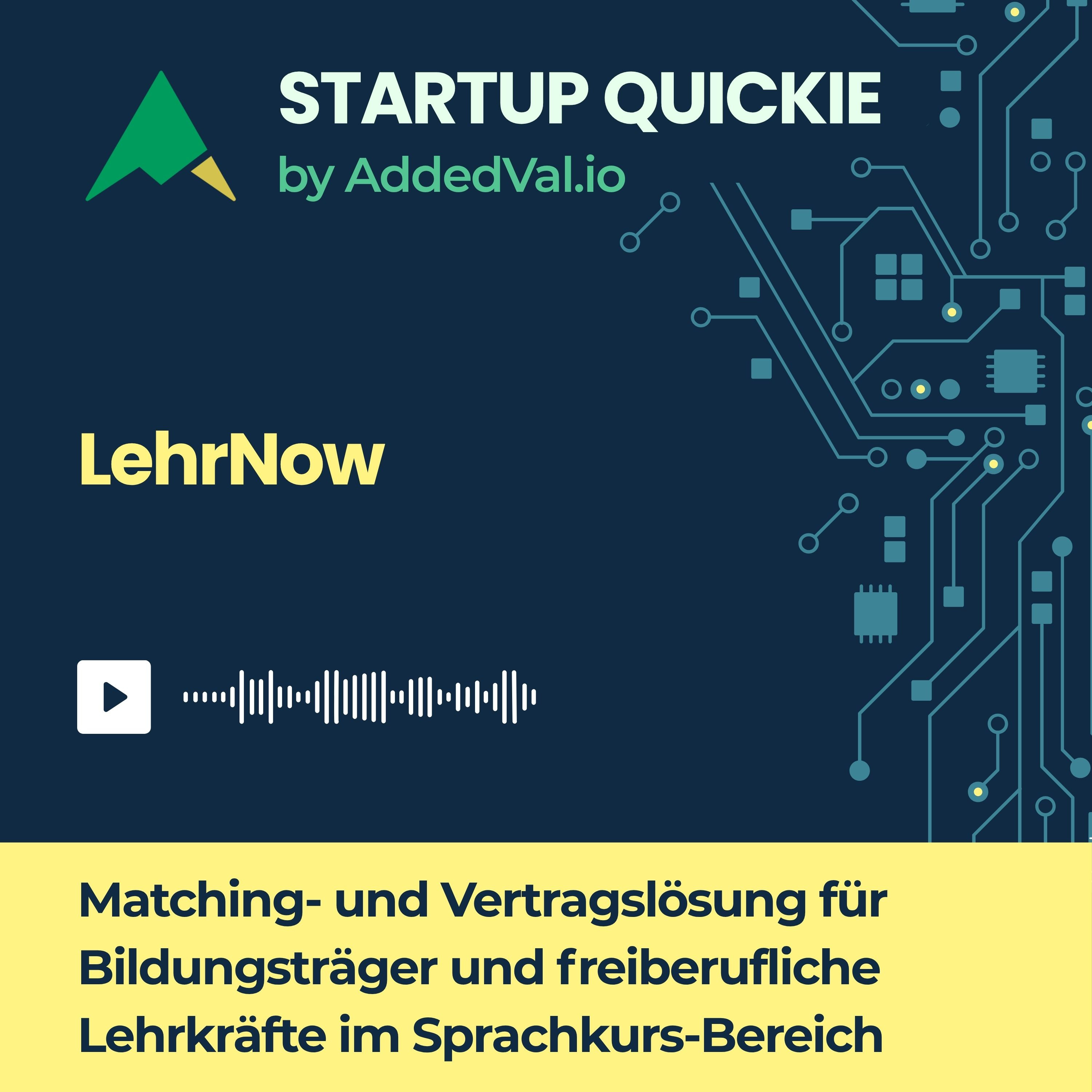 #096 LehrNow: Die Zukunft der Lehrkräfte‑Vermittlung in Integrations‑ und Sprachkursen episode artwork