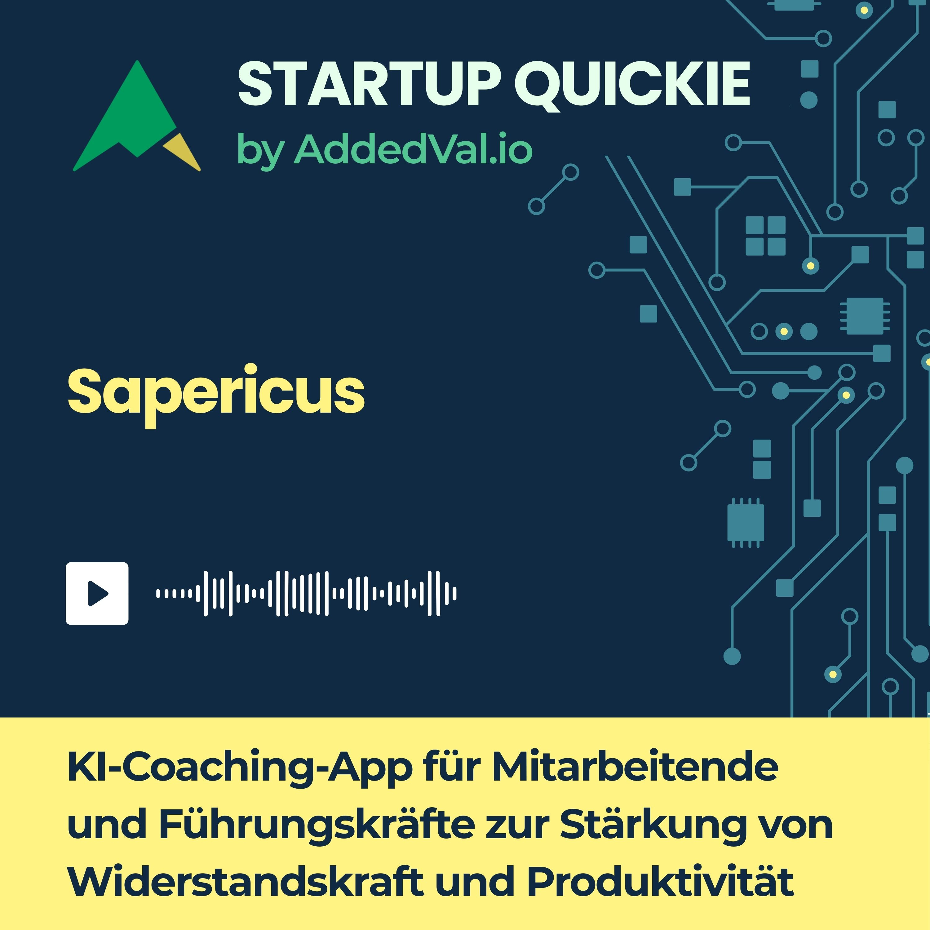 #106 Sapericus: Mentale Gesundheit neu gedacht – mit künstlicher Intelligenz episode artwork