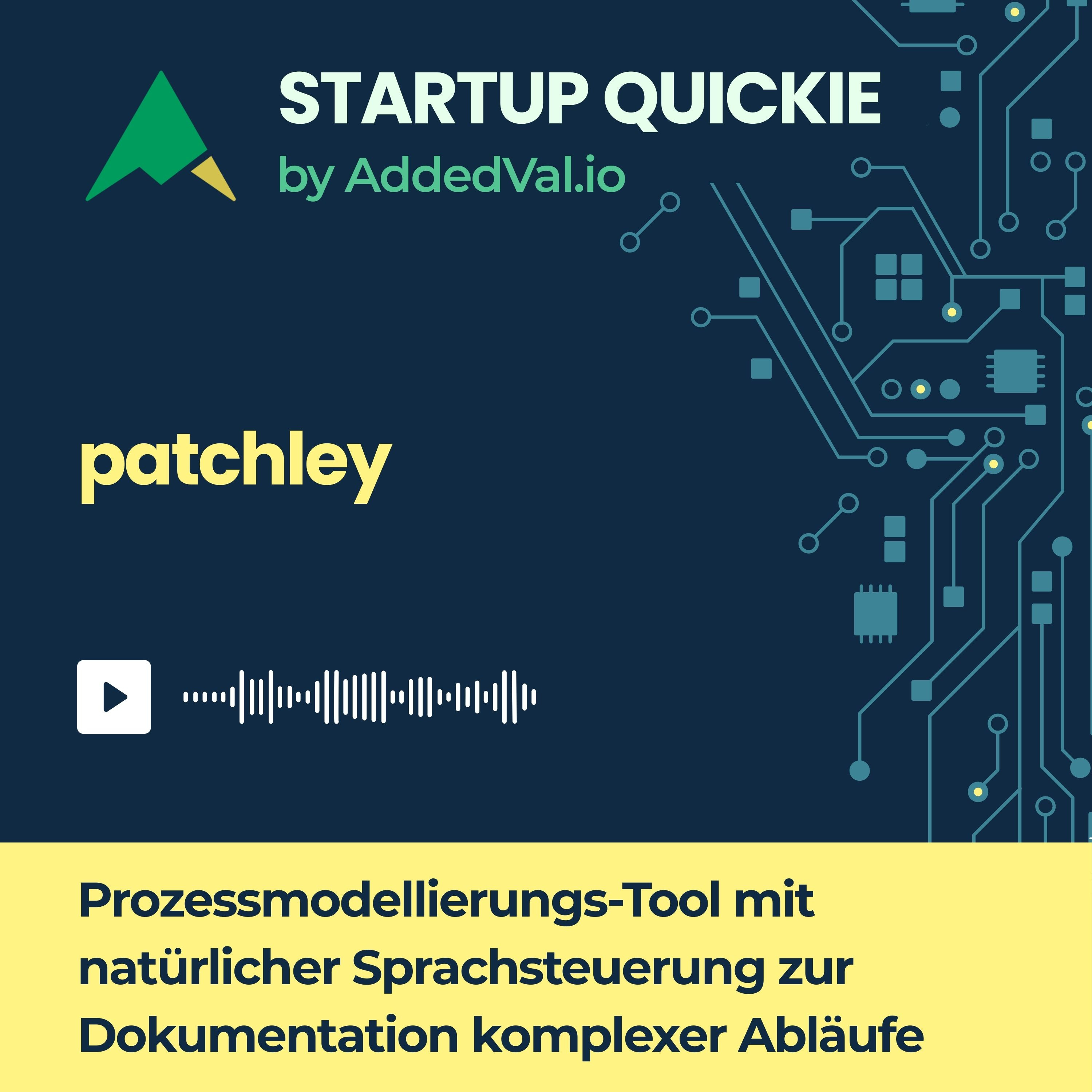 #107 patchley: Wie KI Prozessdokumentation radikal vereinfacht episode artwork