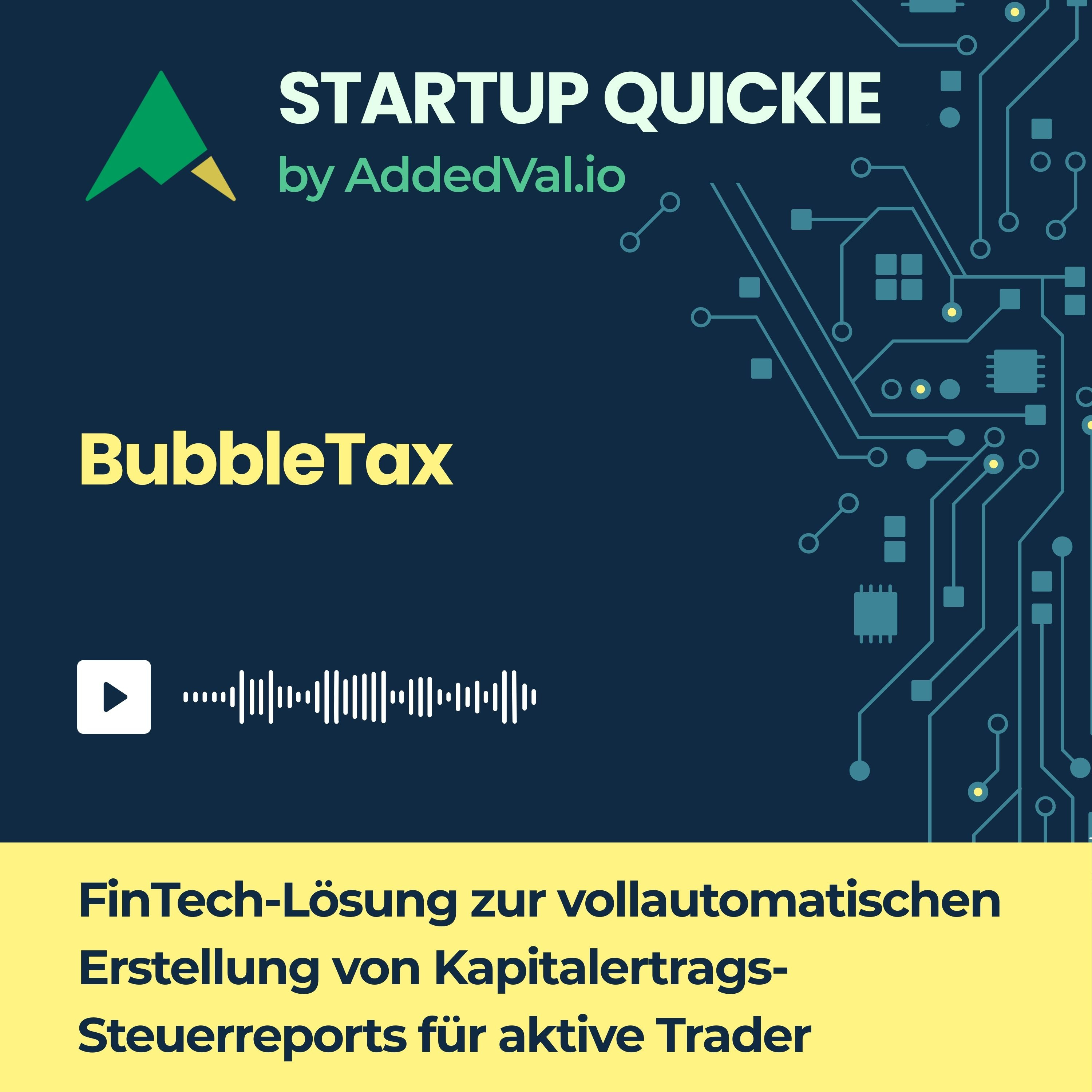 #114 BubbleTax: Das FinTech, das Interactive-Brokers-Nutzern die Steuer rettet episode artwork