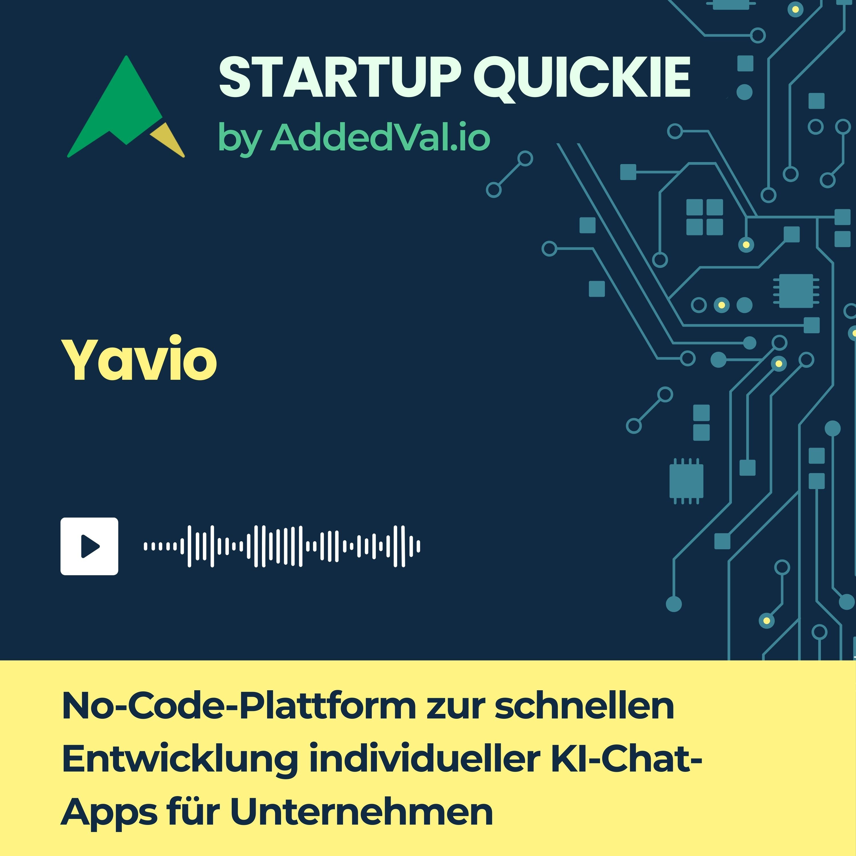 #128 Yavio: Individuelle KI-Chatbots statt Lösungen von der Stange episode artwork