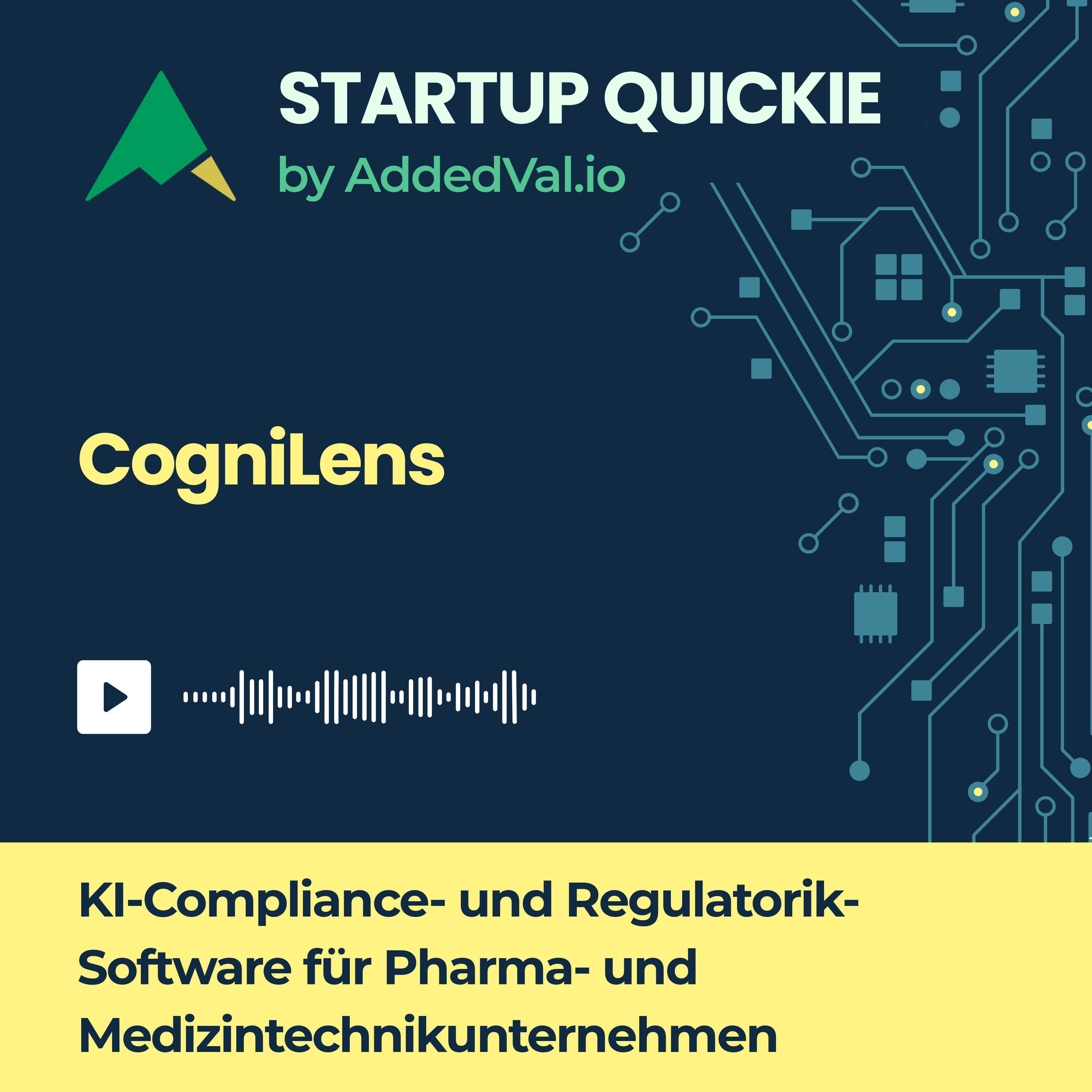 #160 CogniLens: Millionenrisiken in der Pharmaentwicklung frühzeitig erkennen episode artwork