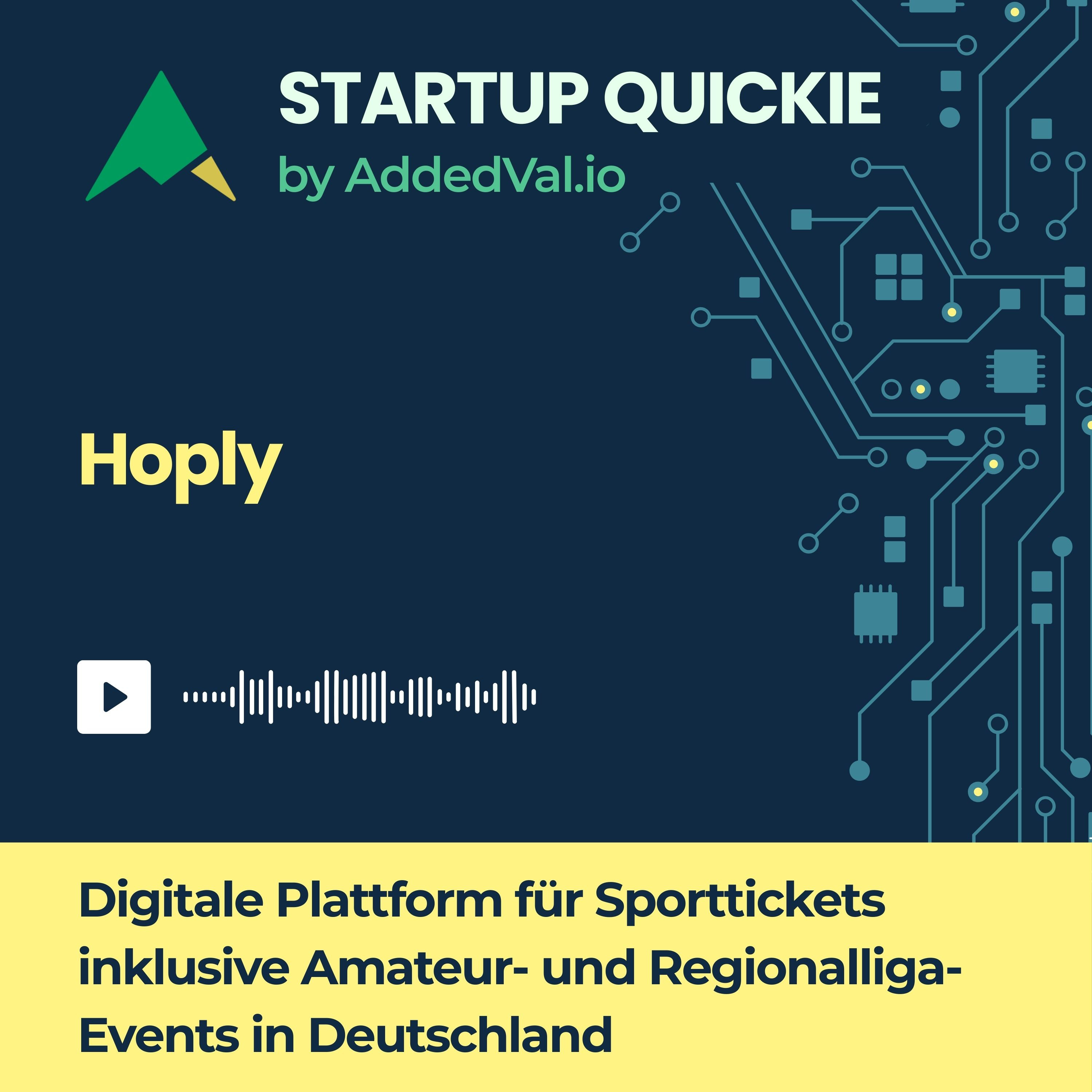 #167 Hoply: Mobile Sportticketbuchung trifft personalisierte Fan-Community episode artwork
