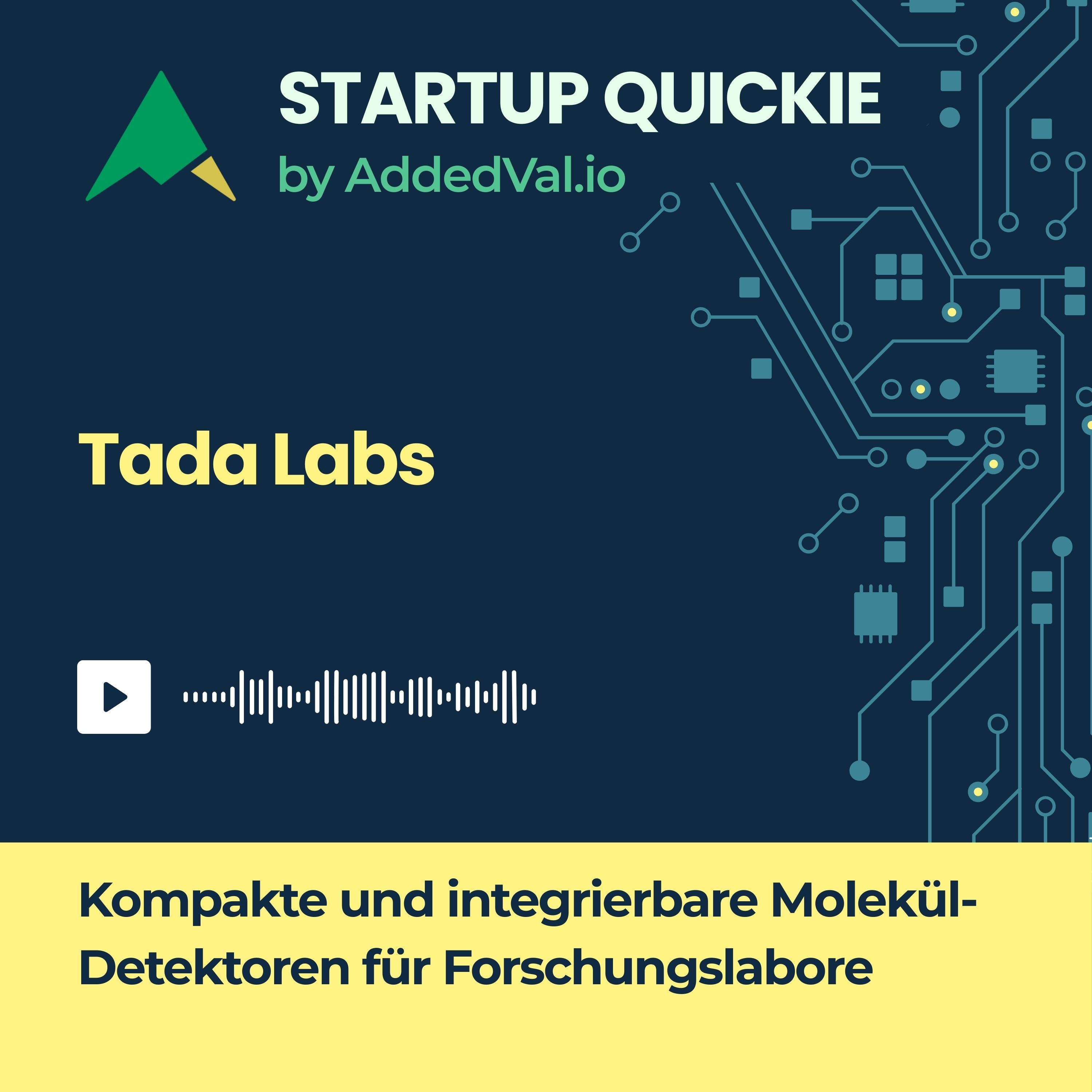 #174 Tada Labs: Miniaturisierte, label-freie Biosensorik für die Zukunft der Forschung episode artwork