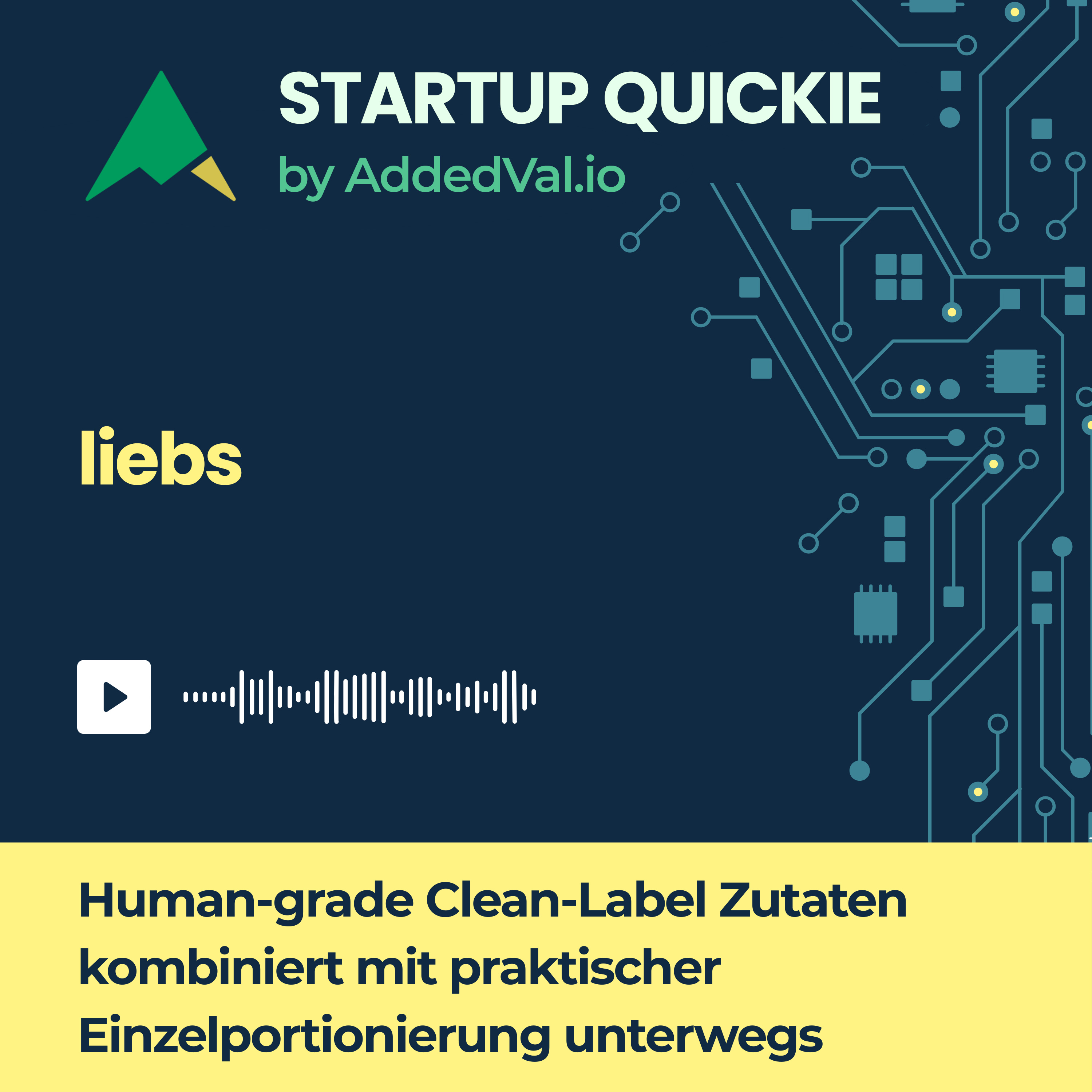 #205 liebs: Funktionale To‑Go‑Snacks, die Hundegesundheit neu denken episode artwork
