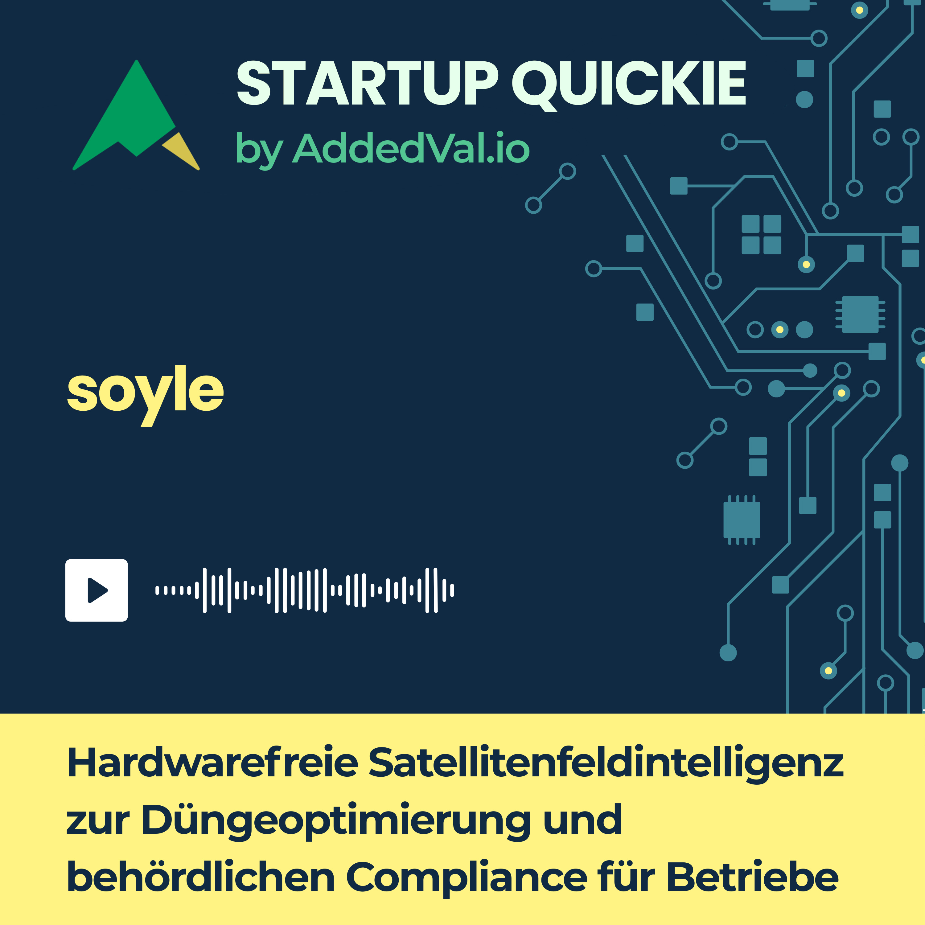 #207 Soyle.io: Wie Satelliten die Düngerstrategie revolutionieren und Nitrate reduzieren episode artwork
