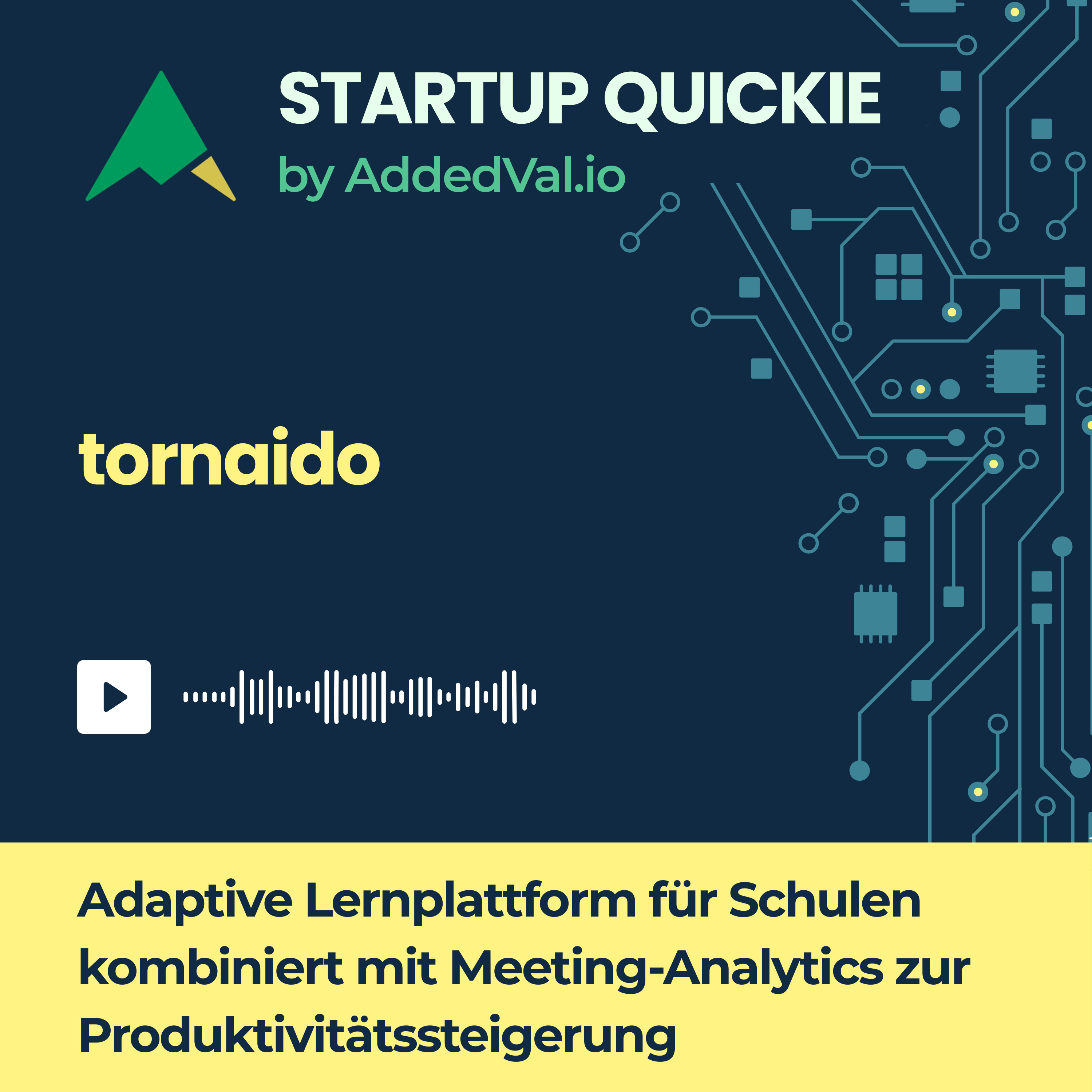 #222 Tornaido: Wie KI Lernenden und Teams Zeit zurückgibt episode artwork