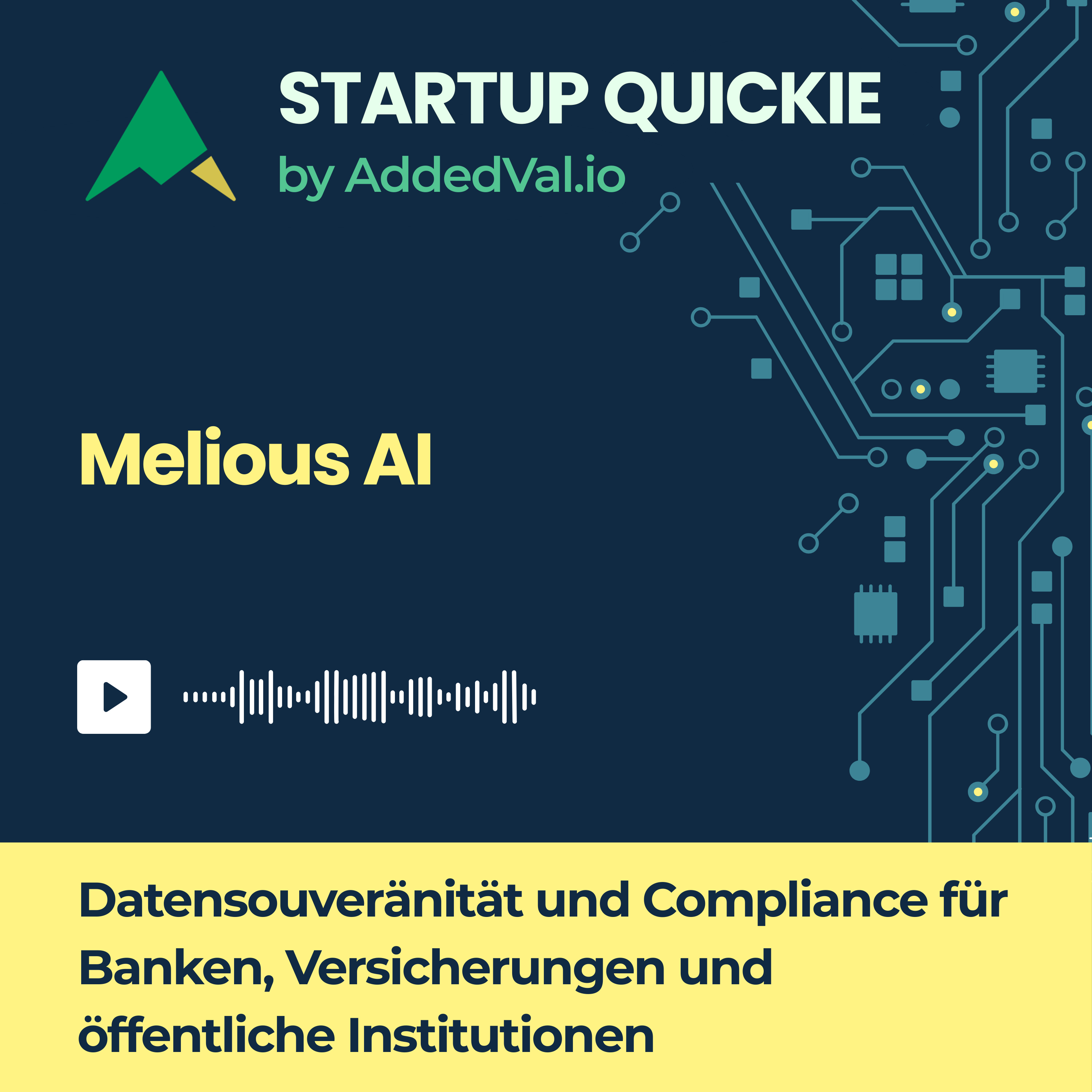 #234 Melious AI: Souveräne Inference‑Plattform für EU‑Datenhoheit und Audit‑Logs episode artwork