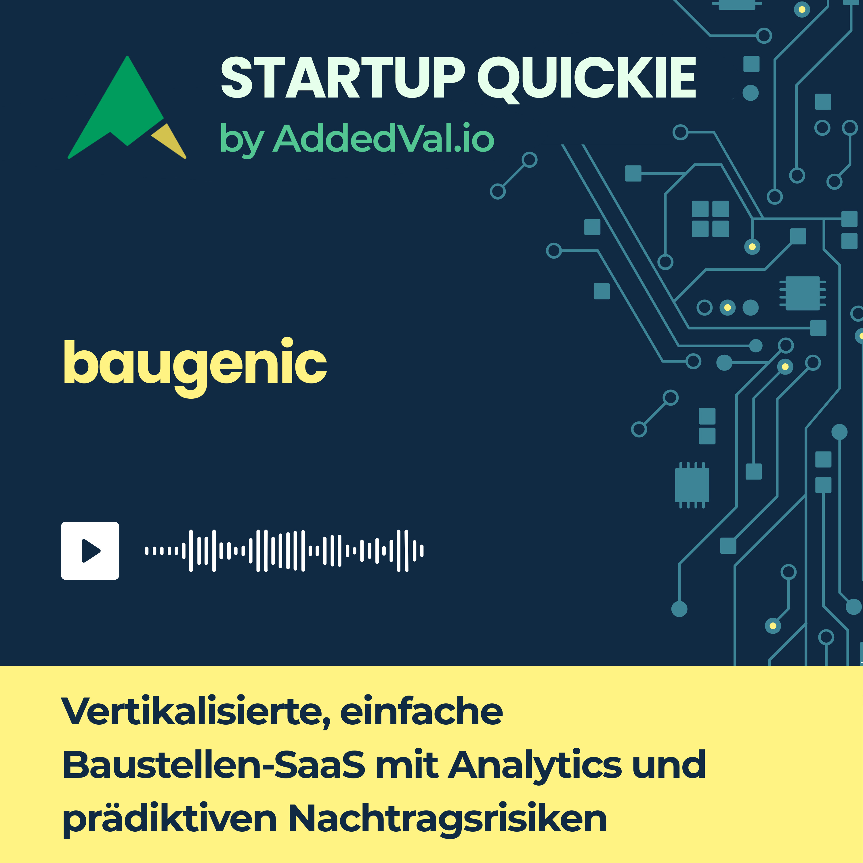 #240 baugenic: Ordnung statt Zettelchaos – wie Baustellenanträge schneller bezahlt werden episode artwork