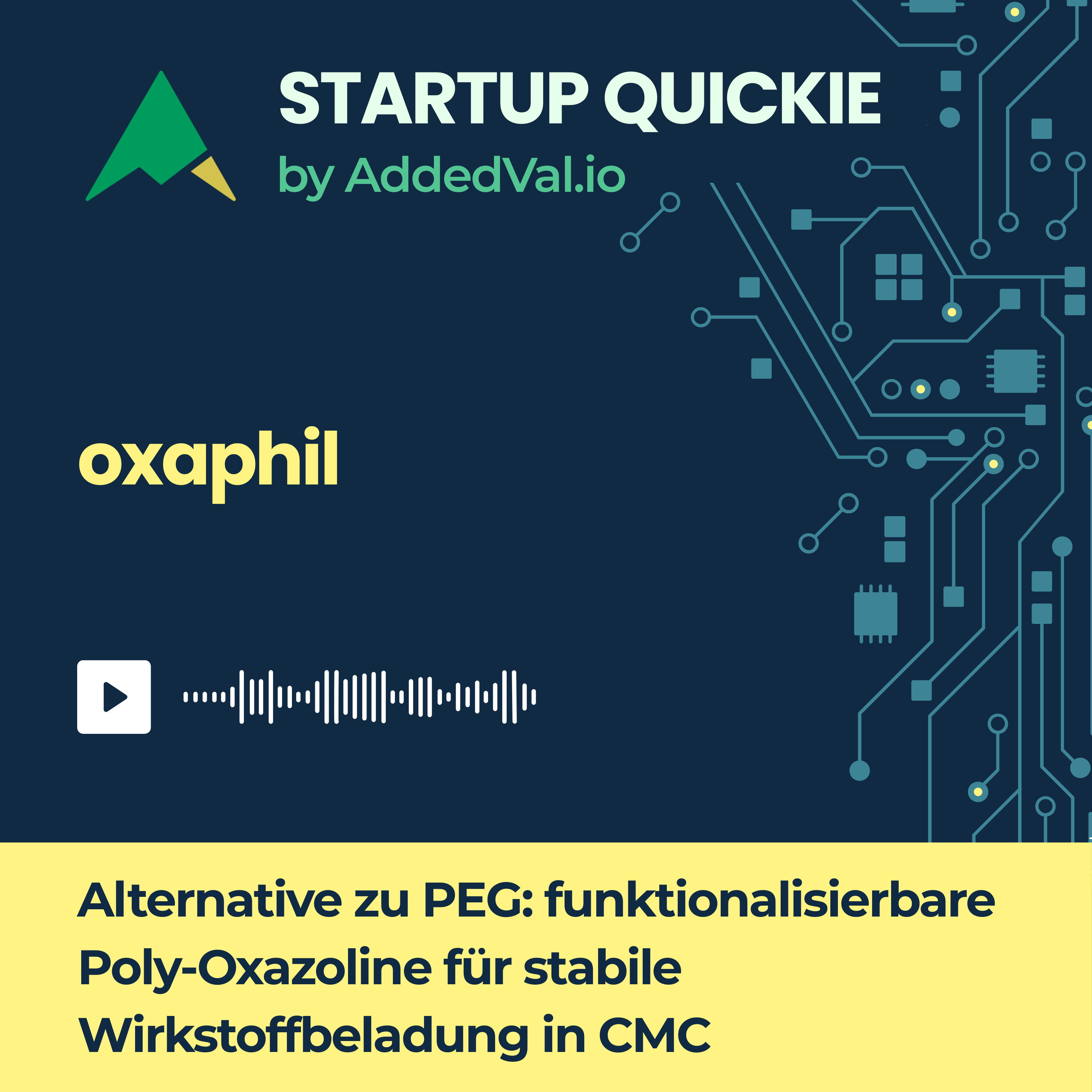 #241 Oxaphil: POx‑Polymere als PEG‑Alternative - Stabilität und Immunrisiko neu denken episode artwork