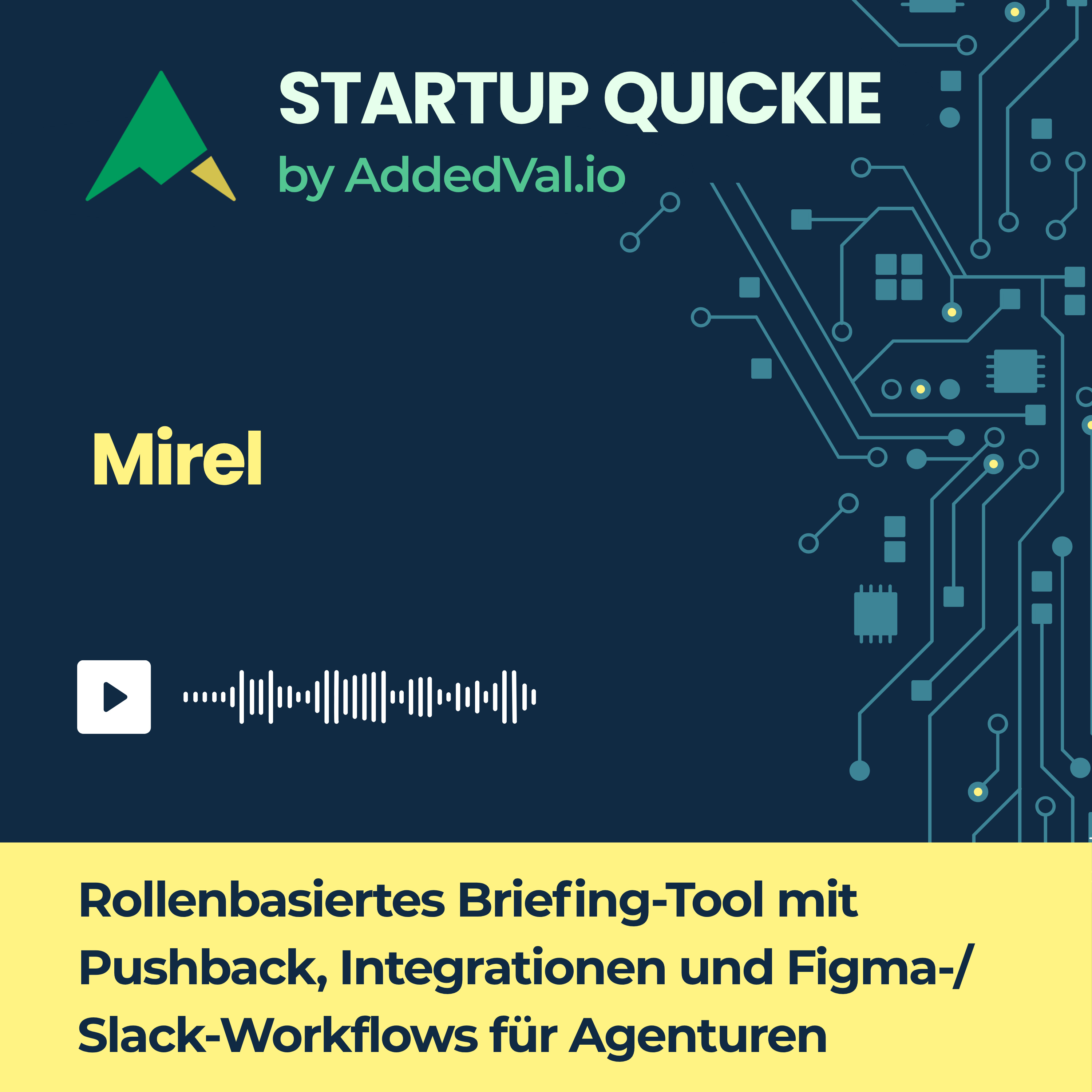 #251 Mirel: Strategy‑OS für Agenturen — wie Juniors Pitches in Minuten liefern episode artwork