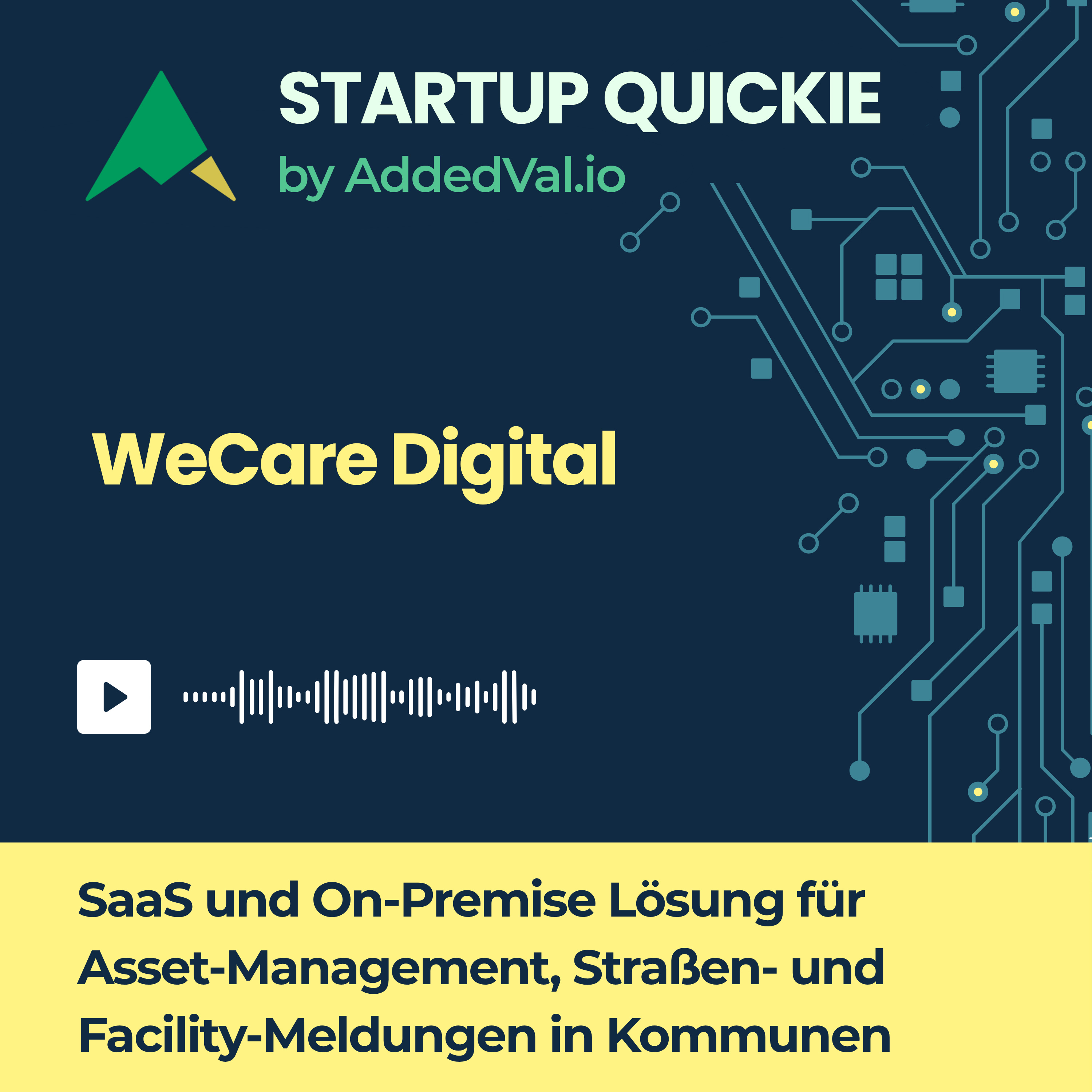 #228 WeCare Digital: Wie Städte Schlaglöcher und Störfälle digital melden und managen episode artwork