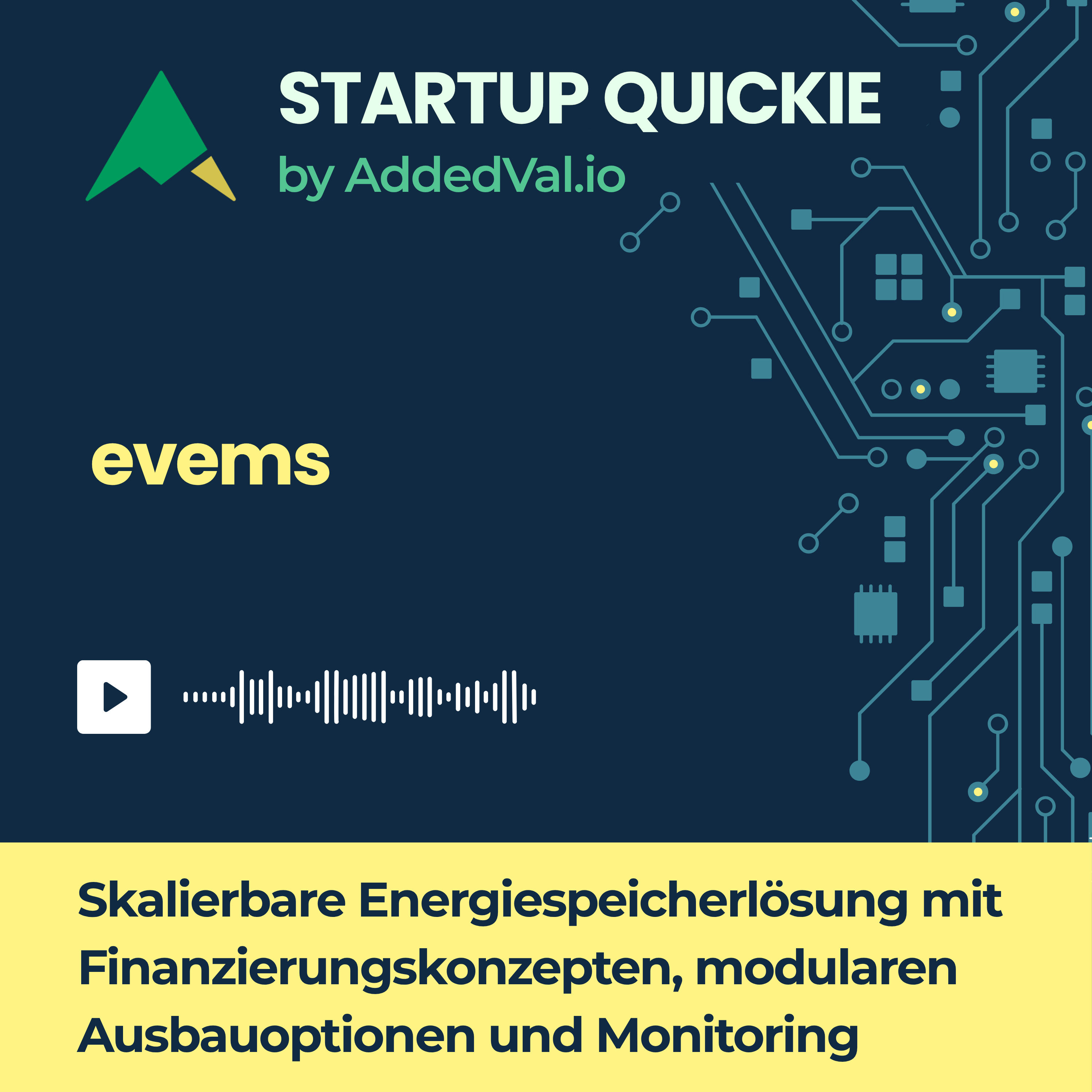 Startup Quickie – dein 5-Minuten-Investor-Update