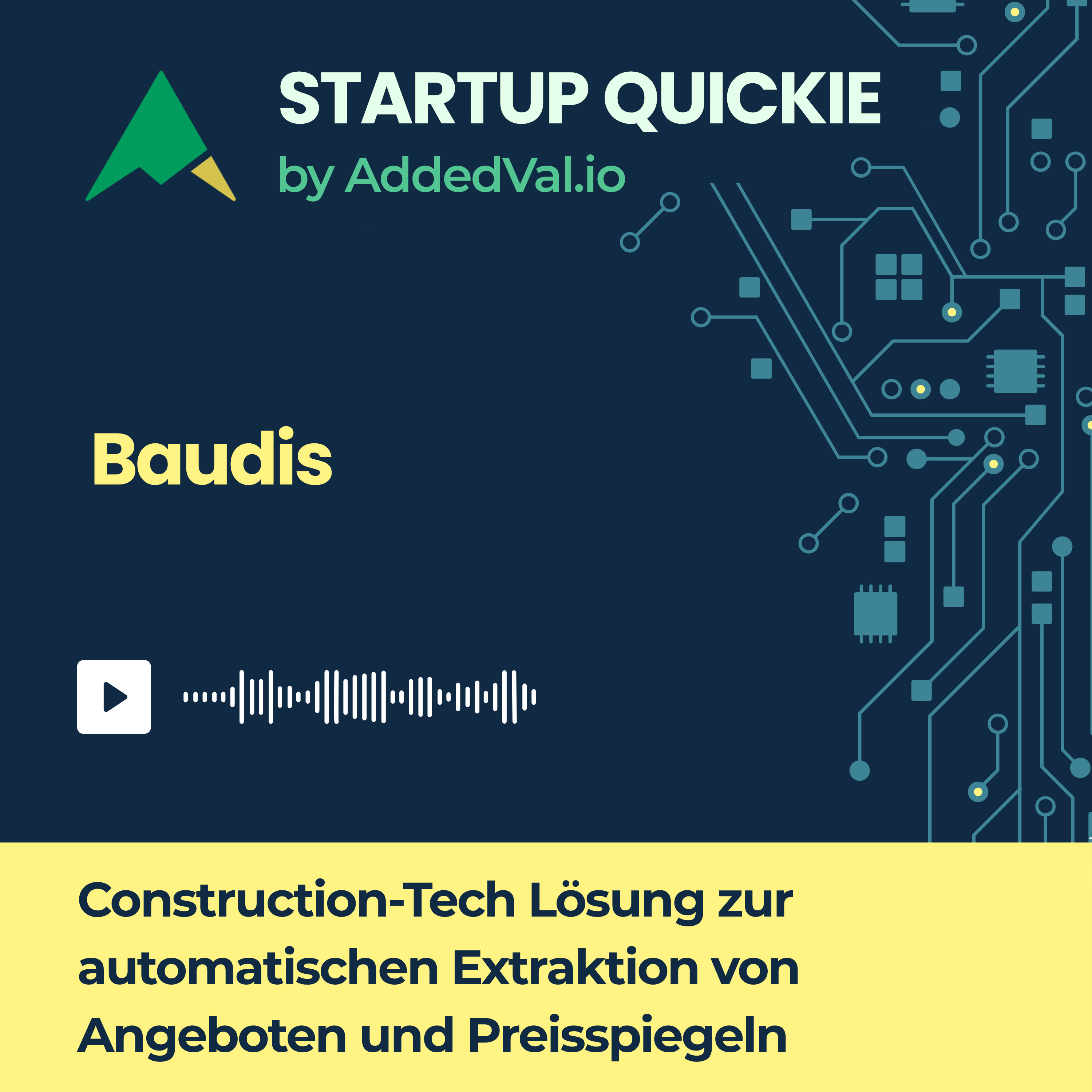 #231 Baudis AI: Wie automatische Preisspiegel Bauleiter Stunden sparen episode artwork