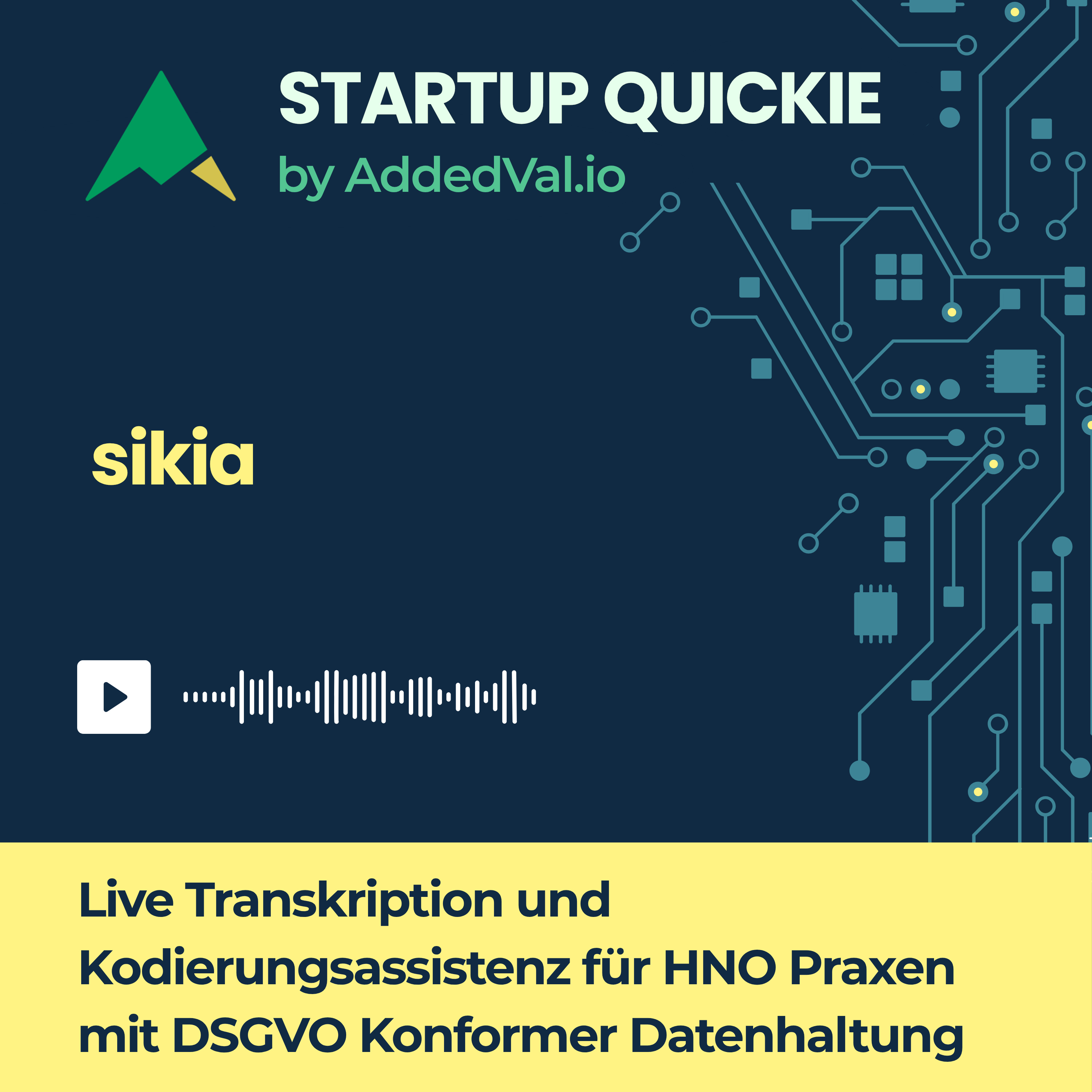 #256 Sikia: Wie Live‑Transkription HNO‑Dokumentation revolutioniert episode artwork