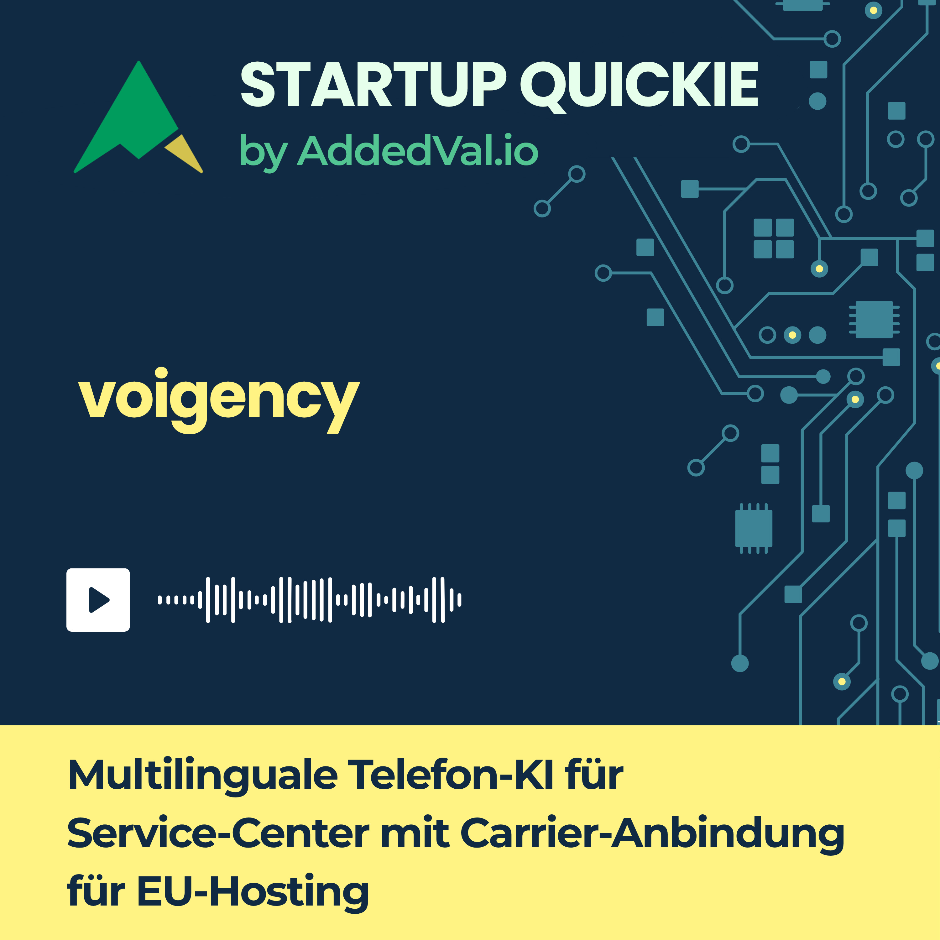 #258 voigency: Wie KI die B2B‑Sprachkommunikation automatisiert und DSGVO erfüllt episode artwork