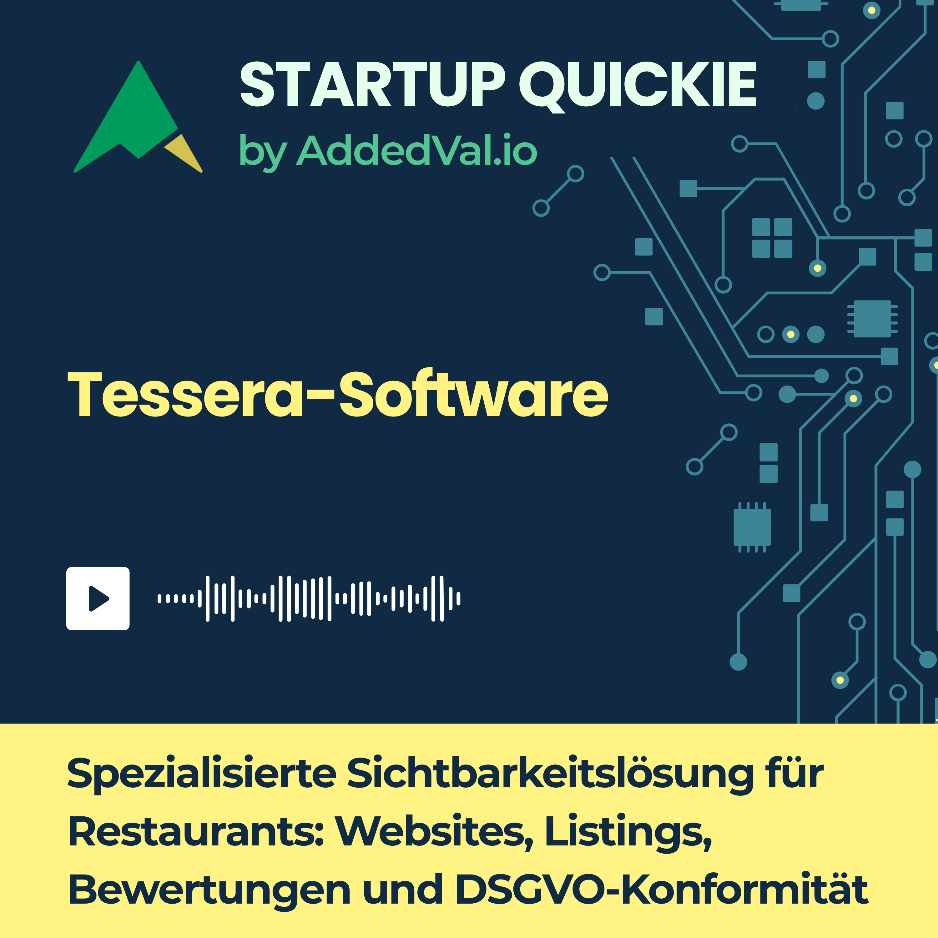 #264 Tessera-Software: Sichtbarkeit für Restaurants – Website, Listings und KI‑Antworten in einem Tag episode artwork