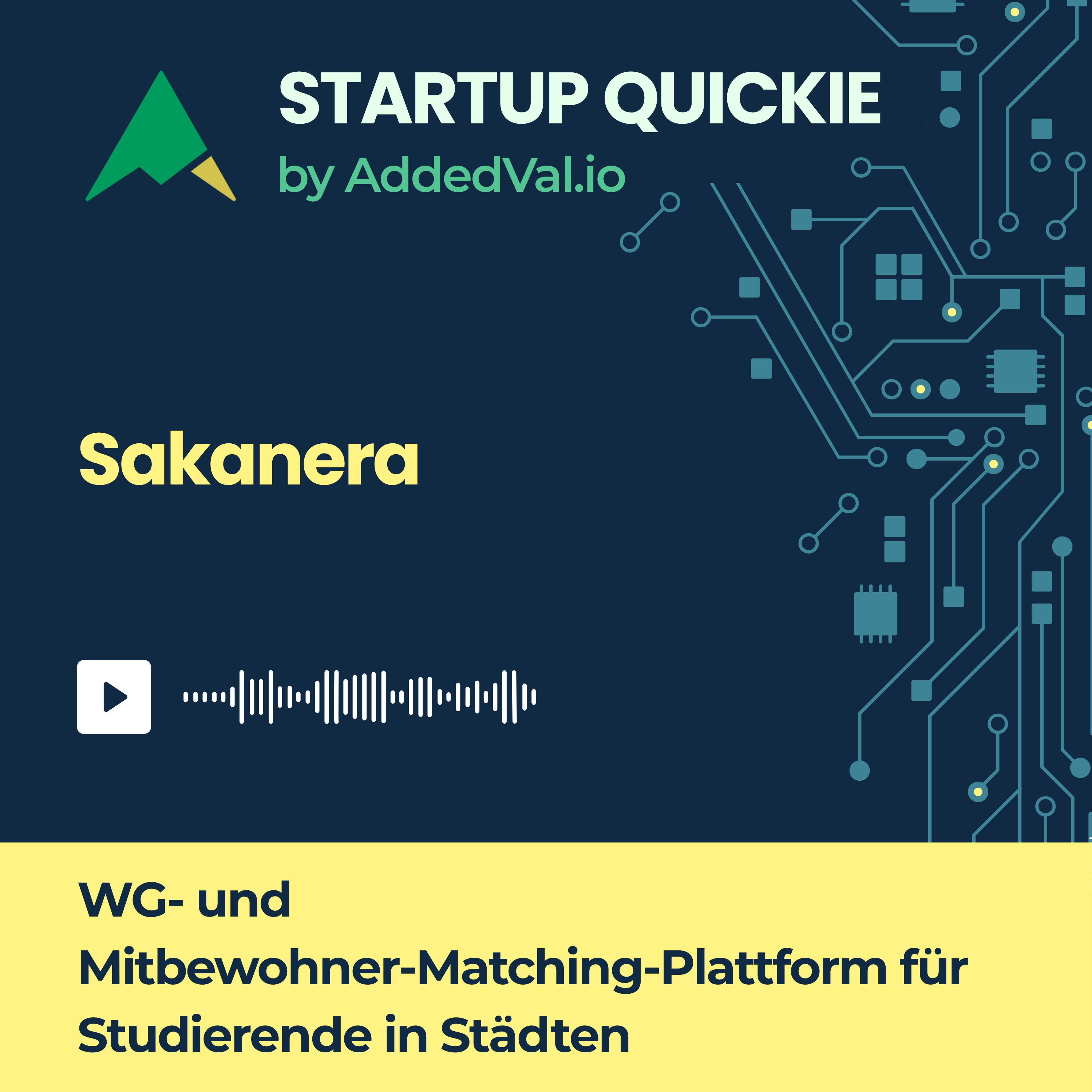 #268 sakanera: Wie Psychometrie WG‑Matching für Studierende und Expats neu denkt episode artwork