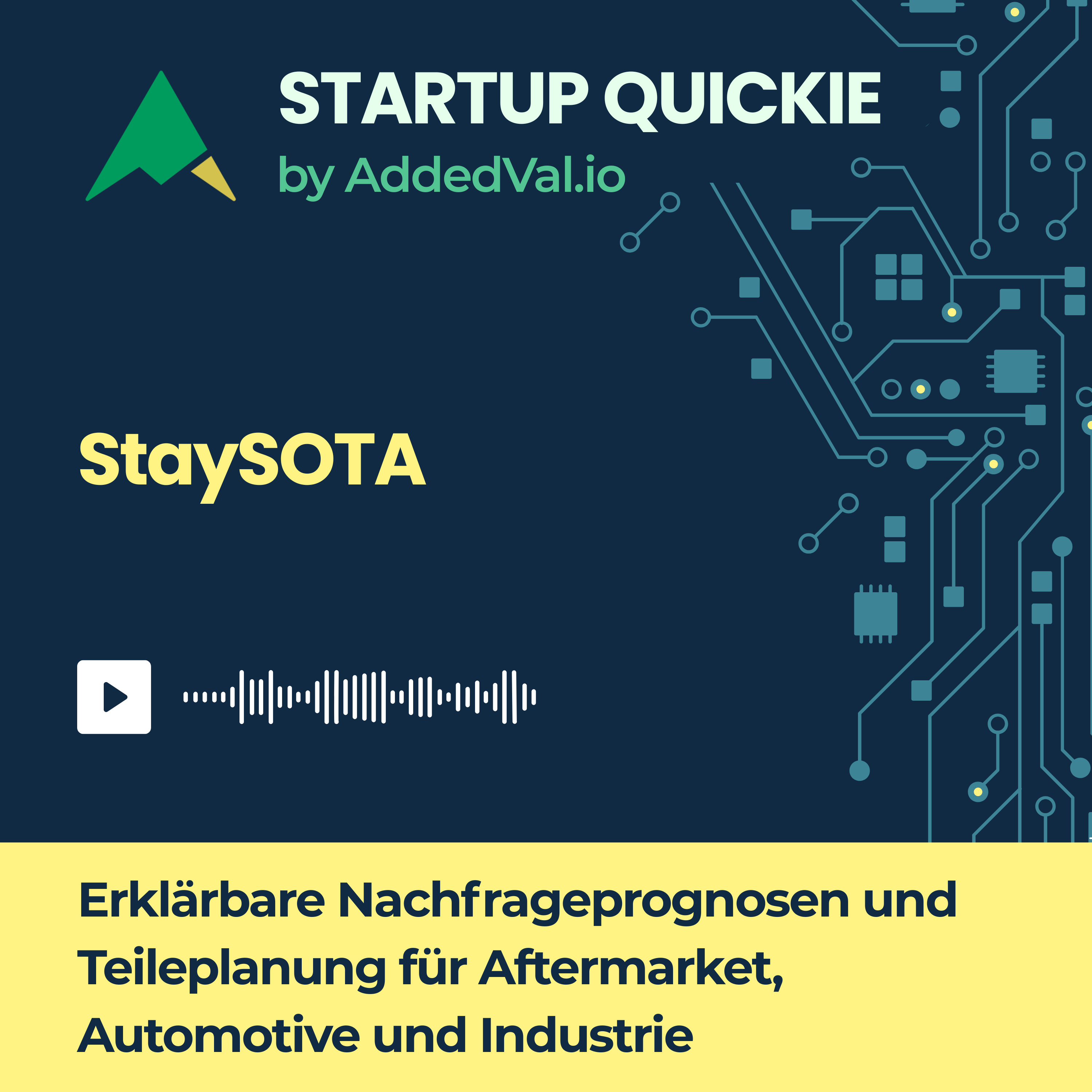 #272 StaySOTA: Erklärbare Forecasts, die Lagerkosten senken und Stockouts verhindern episode artwork