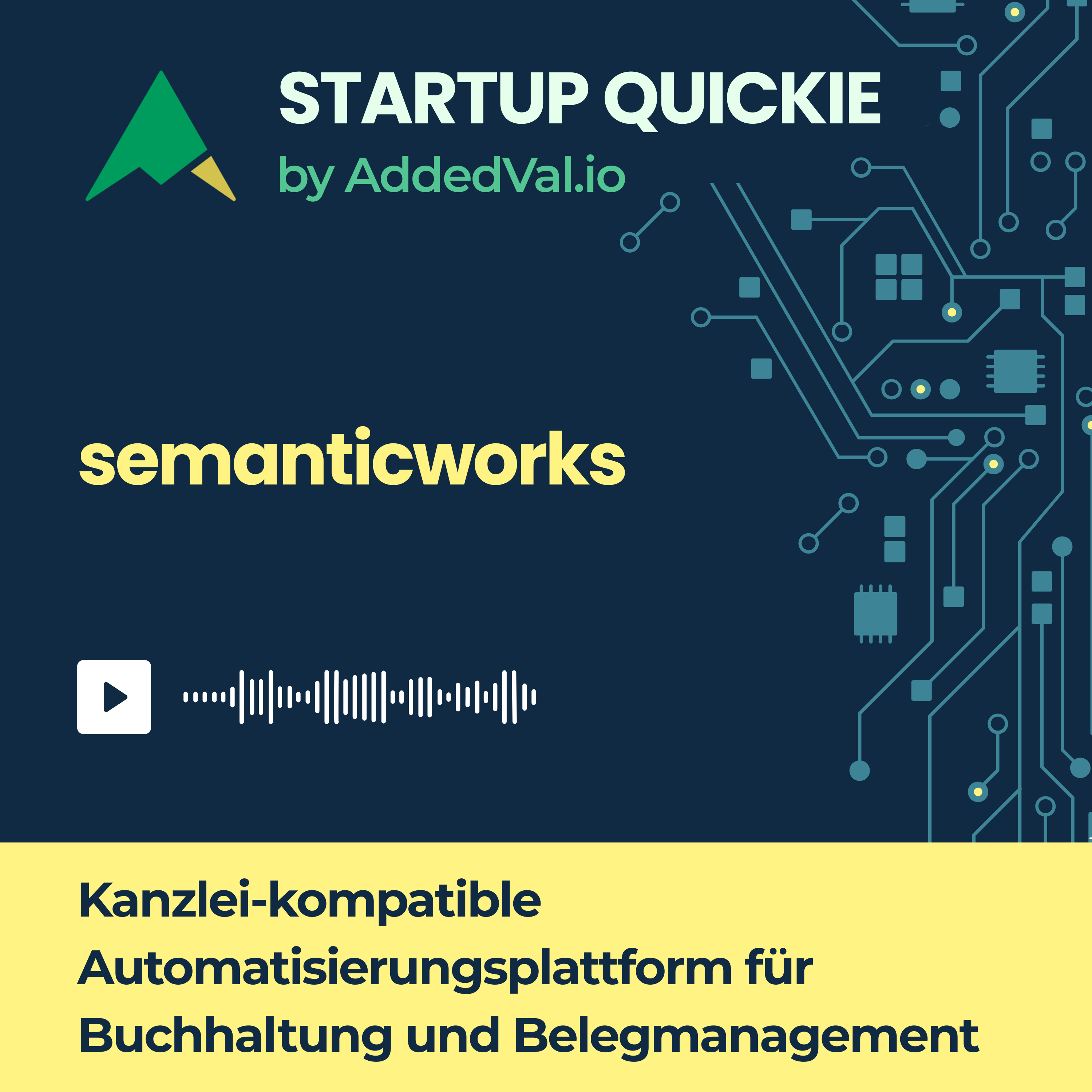 #274 SemanticWorks: Wie semantische Agenten die Buchhaltung von KMU entlasten episode artwork