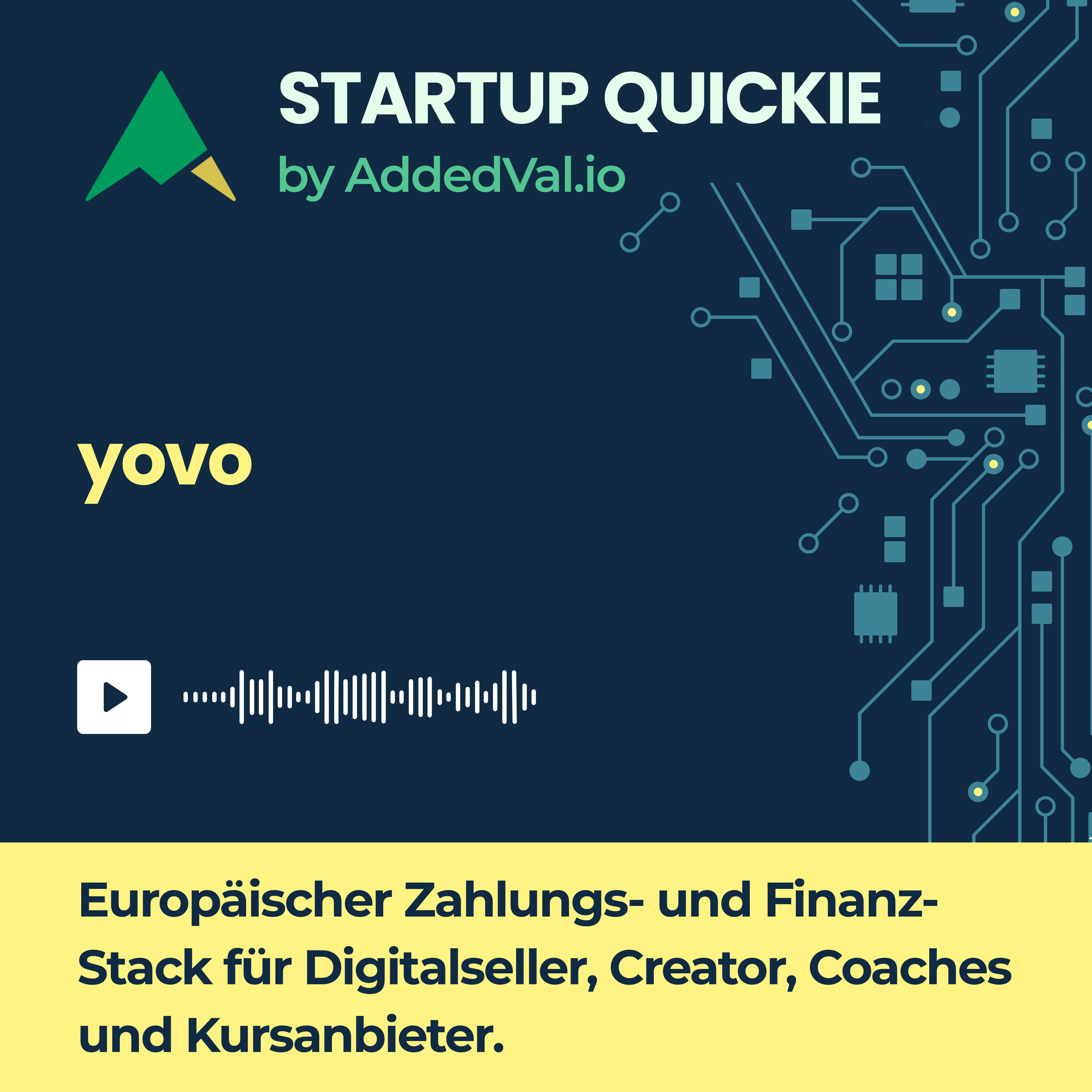 #273 Yovo: Banking für Creator und Coaches — native IBANs, Cards und Affiliate‑Payouts episode artwork