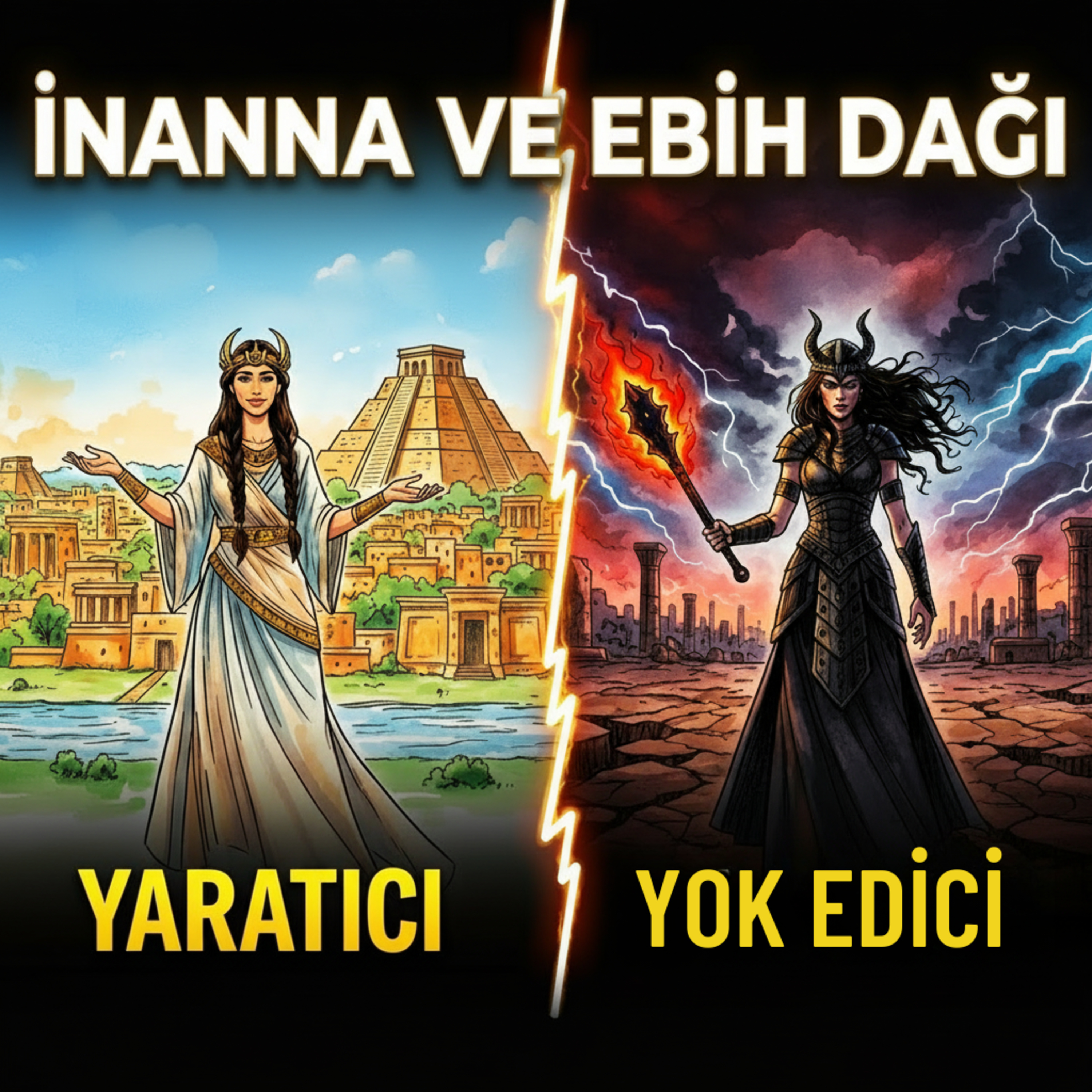 İnanna ve Ebih #1: Efsanenin Tamamı | Sümer Mitolojisi (Podcast) episode artwork