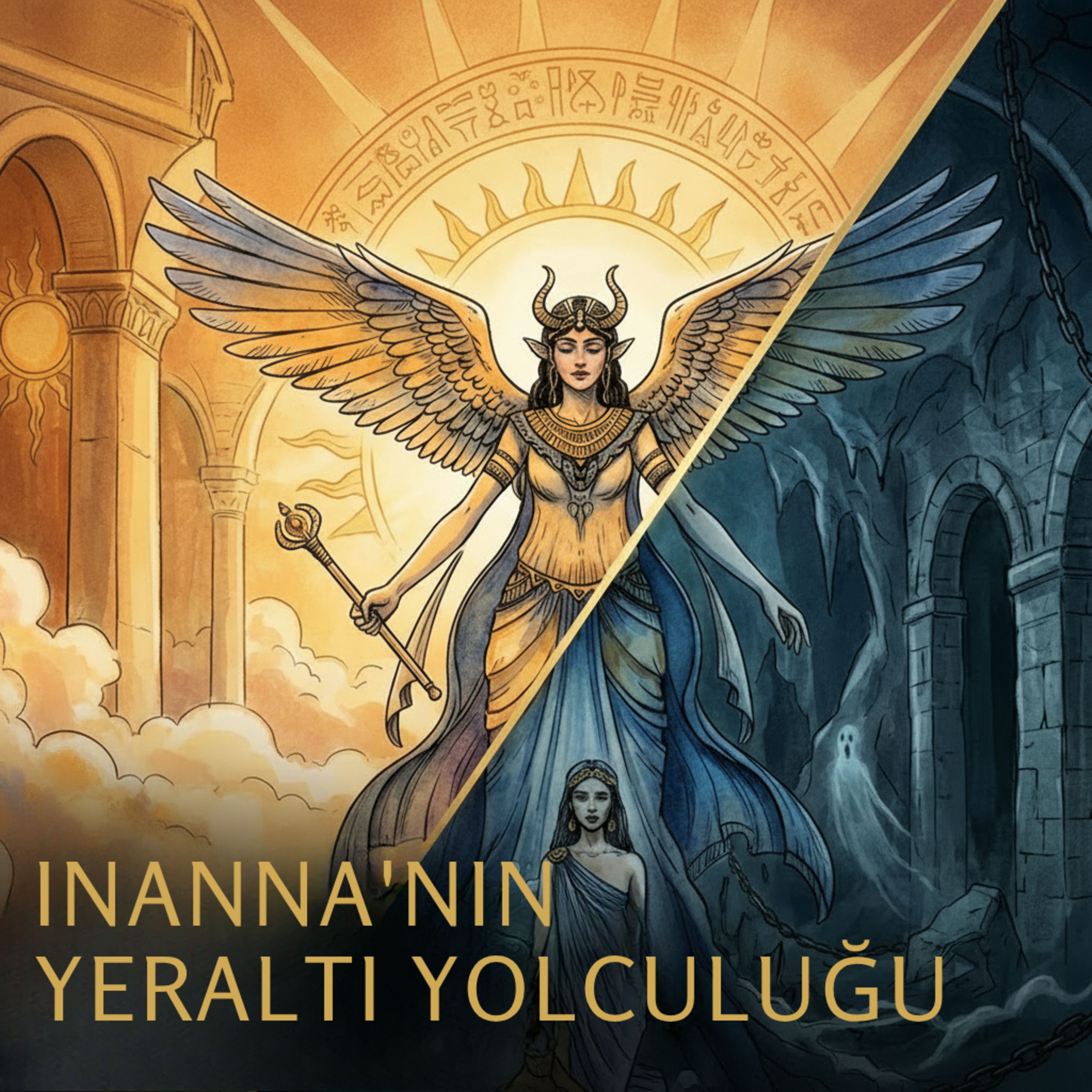 İnanna'nın Yeraltına İnişi #1: Efsanenin Tamamı | Sümer Mitolojisi (Podcast) episode artwork