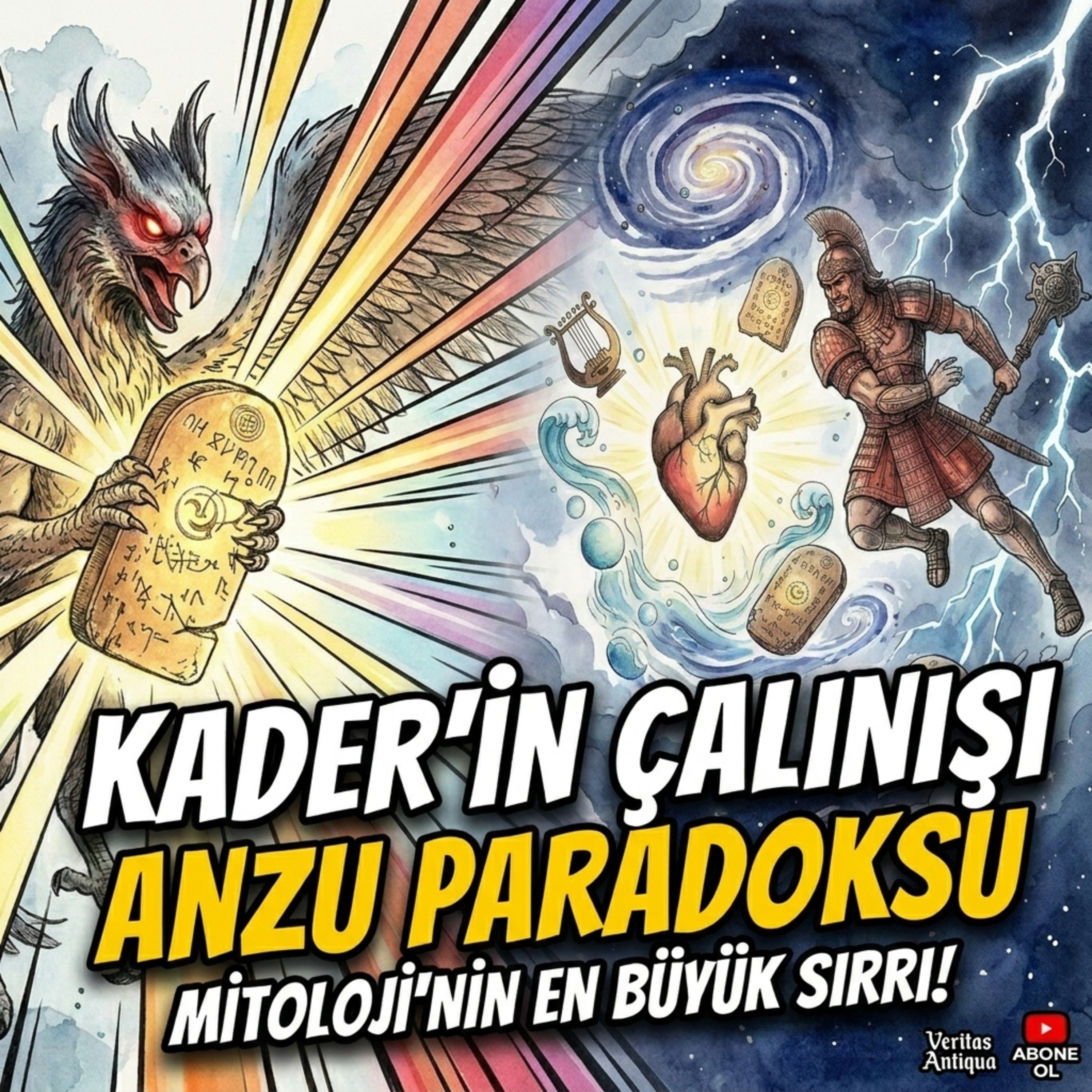 Anzu Miti #2: Çalınan Kader Tabletleri: Gökyüzünü Sarsan İhanet | Sümer Mitolojisi (Podcast Analiz) episode artwork