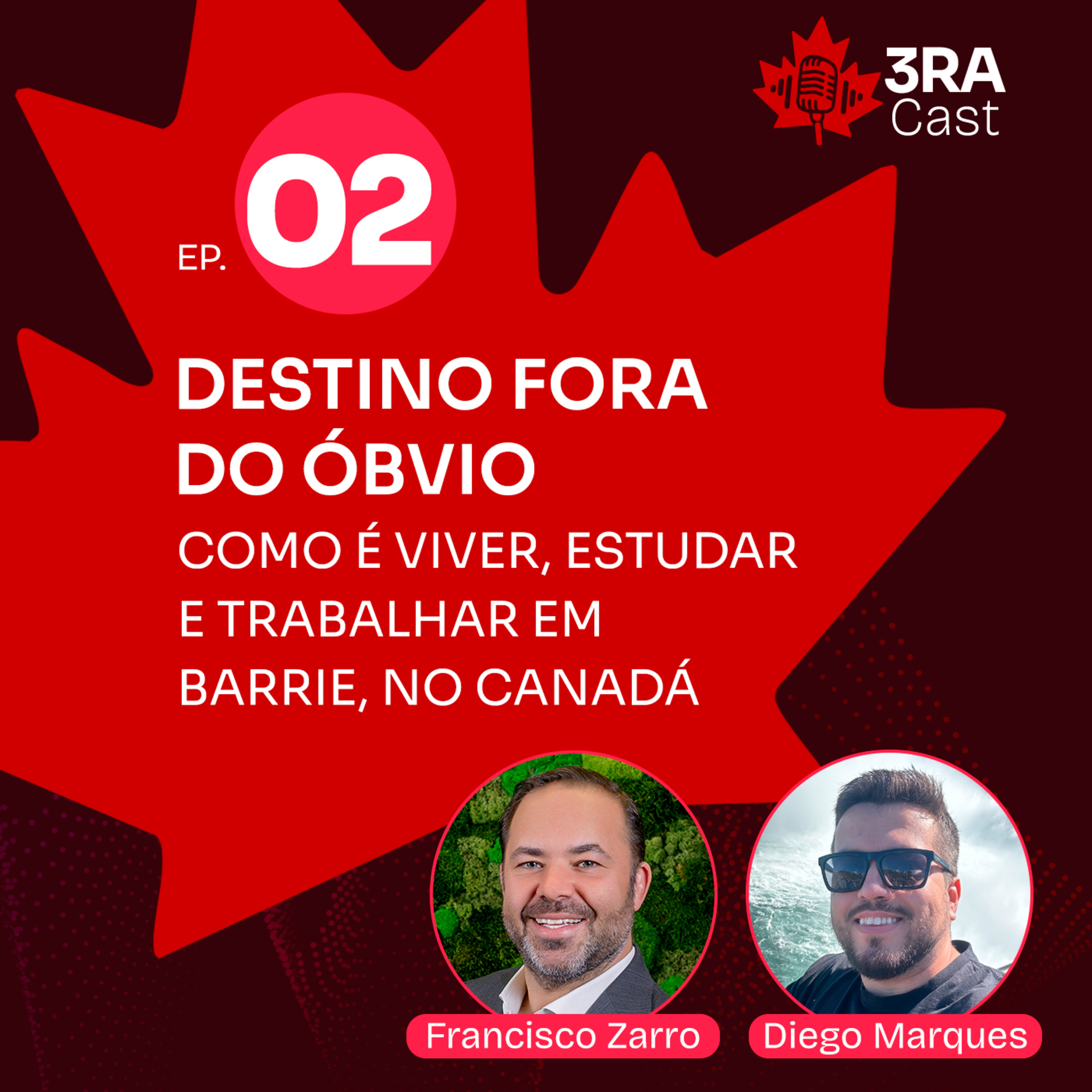 #3RACast: Destino fora do óbvio - como é viver, estudar e trabalhar em Barrie, no Canadá - #2 episode artwork