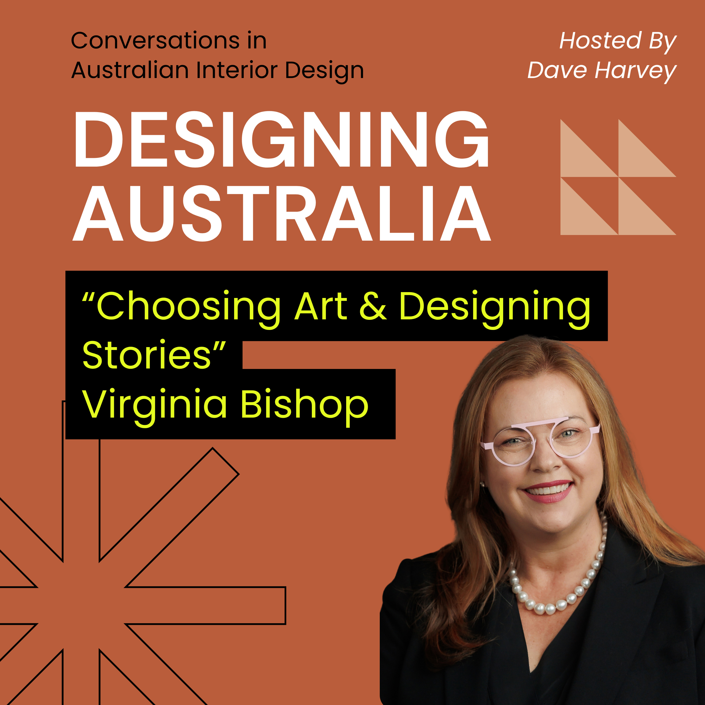 Choosing Art & Designing Stories: Virginia Bishop episode artwork