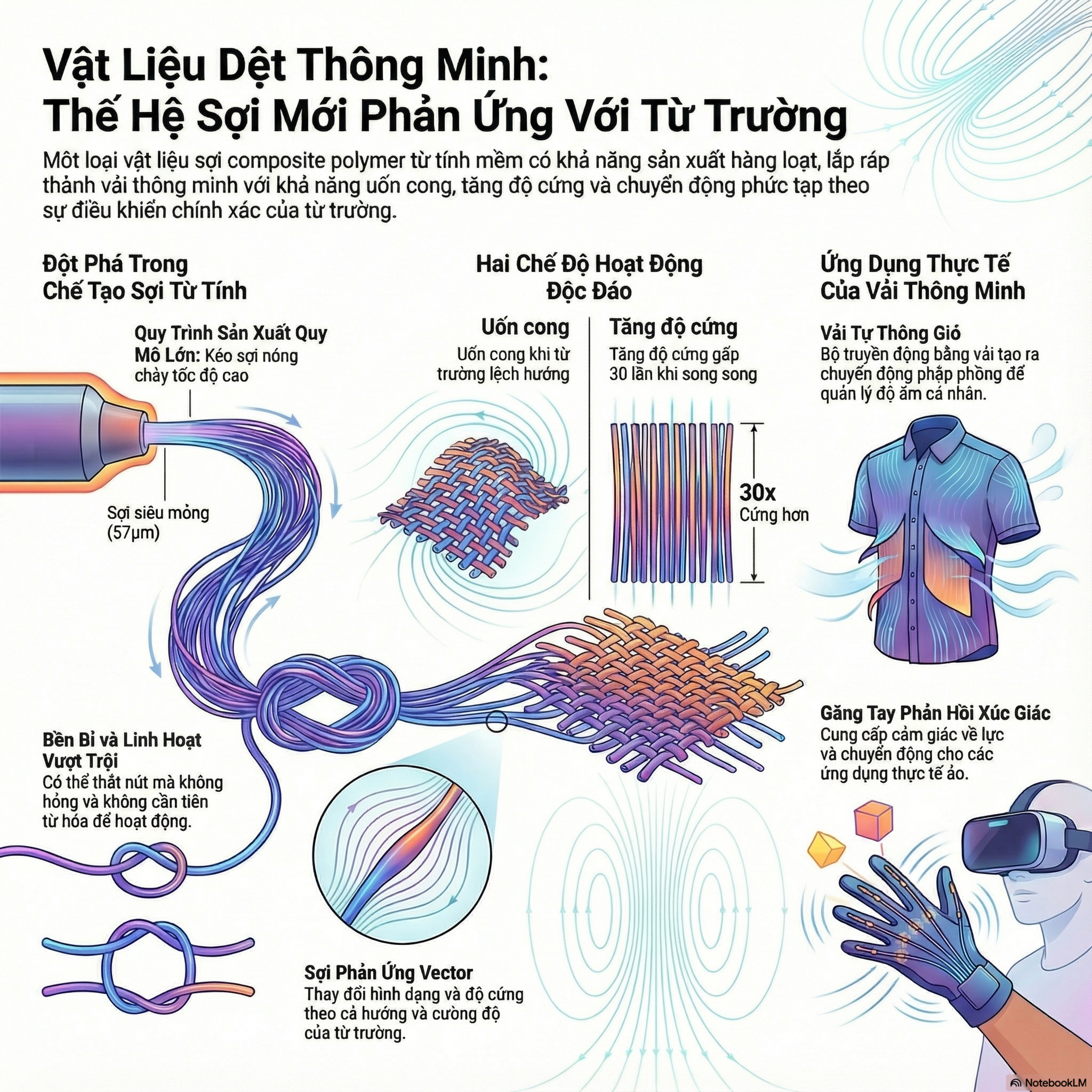Công nghệ vải từ tính thế hệ mới: Biết uốn cong và “thở” episode artwork