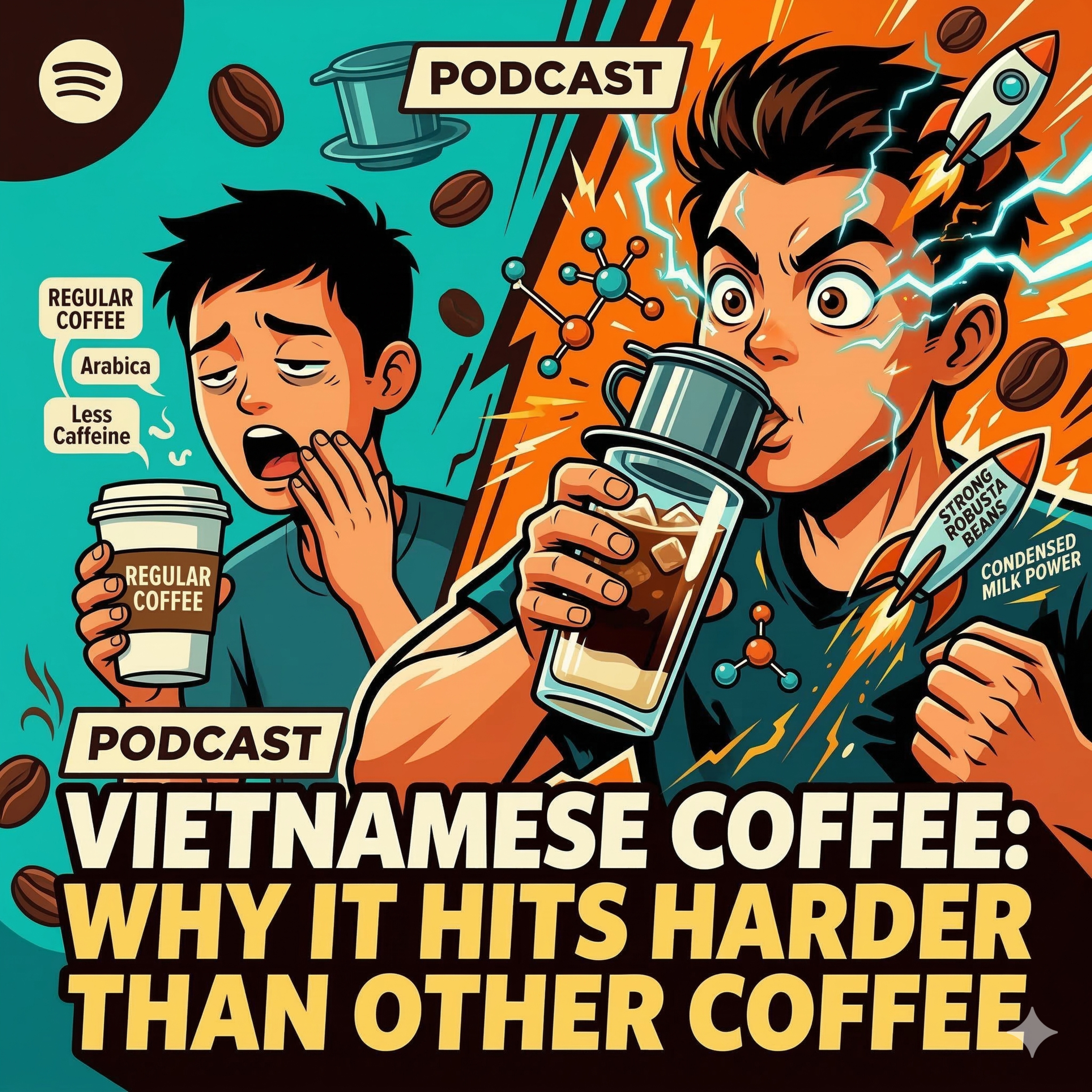 Tại Sao Cà Phê Việt Nam Lại Nặng Đô Hơn Các Loại Khác? ☕⚡ episode artwork