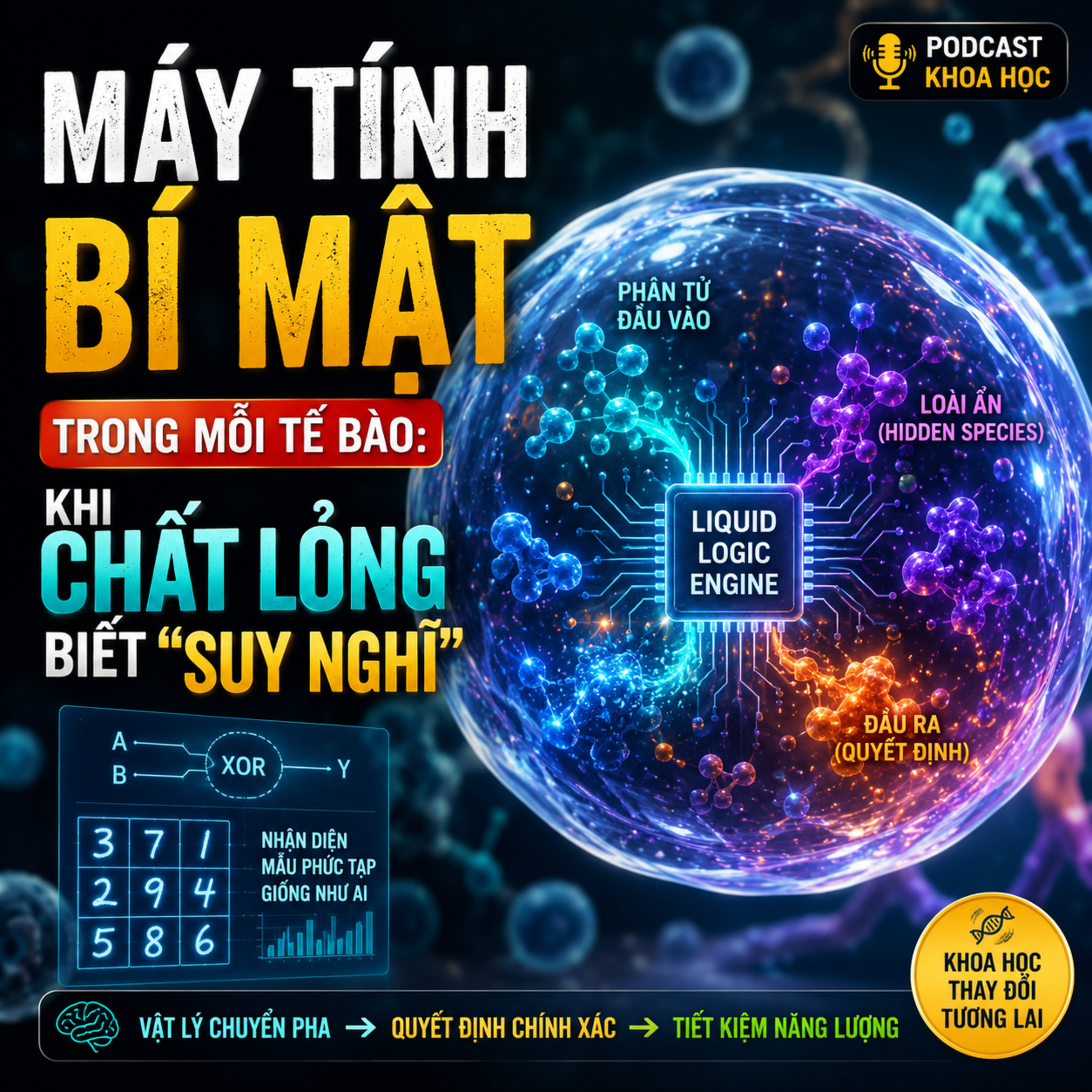 Máy Tính Bí Mật Trong Mỗi Tế Bào: Khi Chất Lỏng Biết "Suy Nghĩ" ⚛️🧬 episode artwork