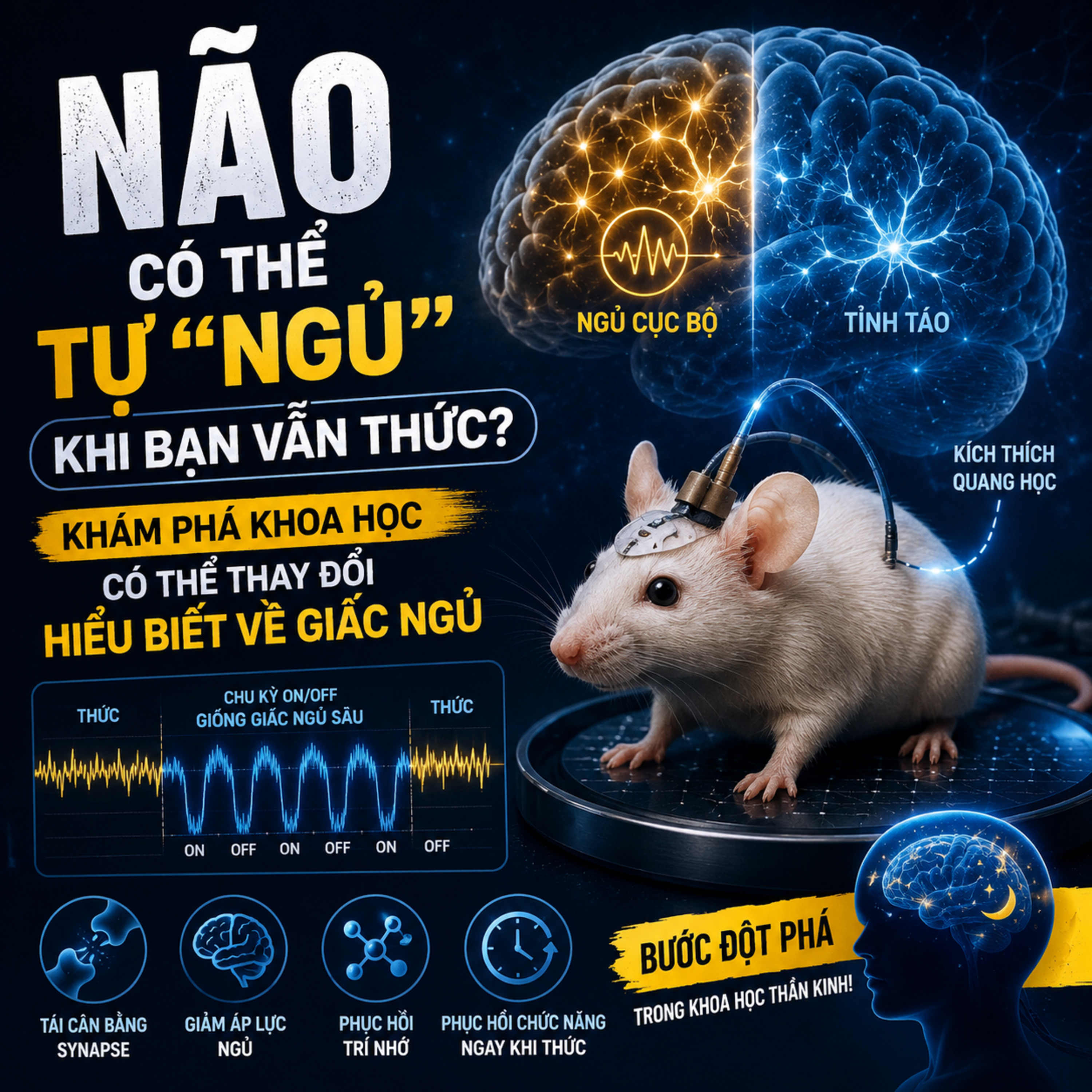 Não Có Thể Tự "Ngủ" Khi Bạn Vẫn Thức? Khám Phá Khoa Học Có Thể Thay Đổi Hiểu Biết Về Giấc Ngủ episode artwork