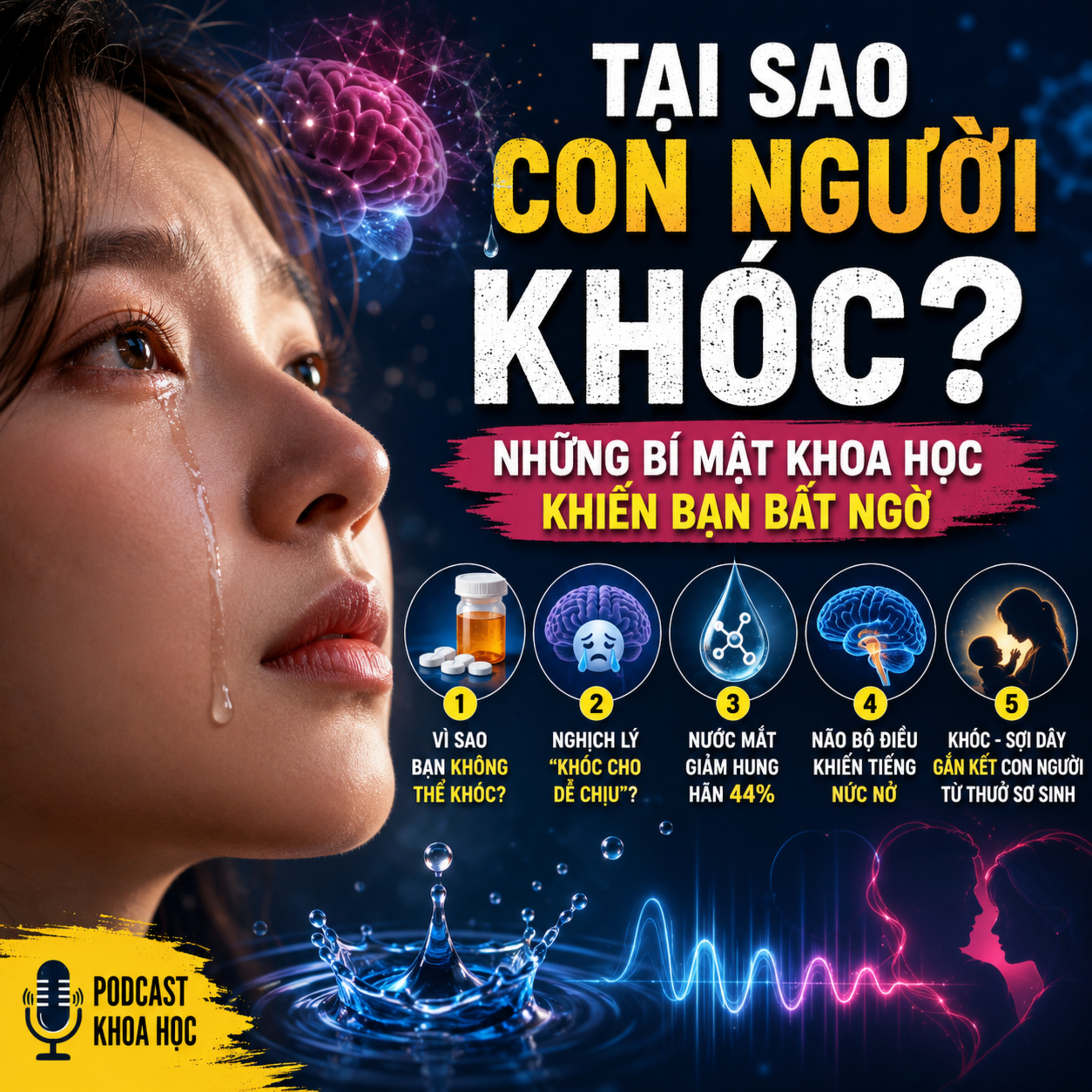 Tại Sao Con Người Khóc? Những Bí Mật Khoa Học Khiến Bạn Bất Ngờ episode artwork