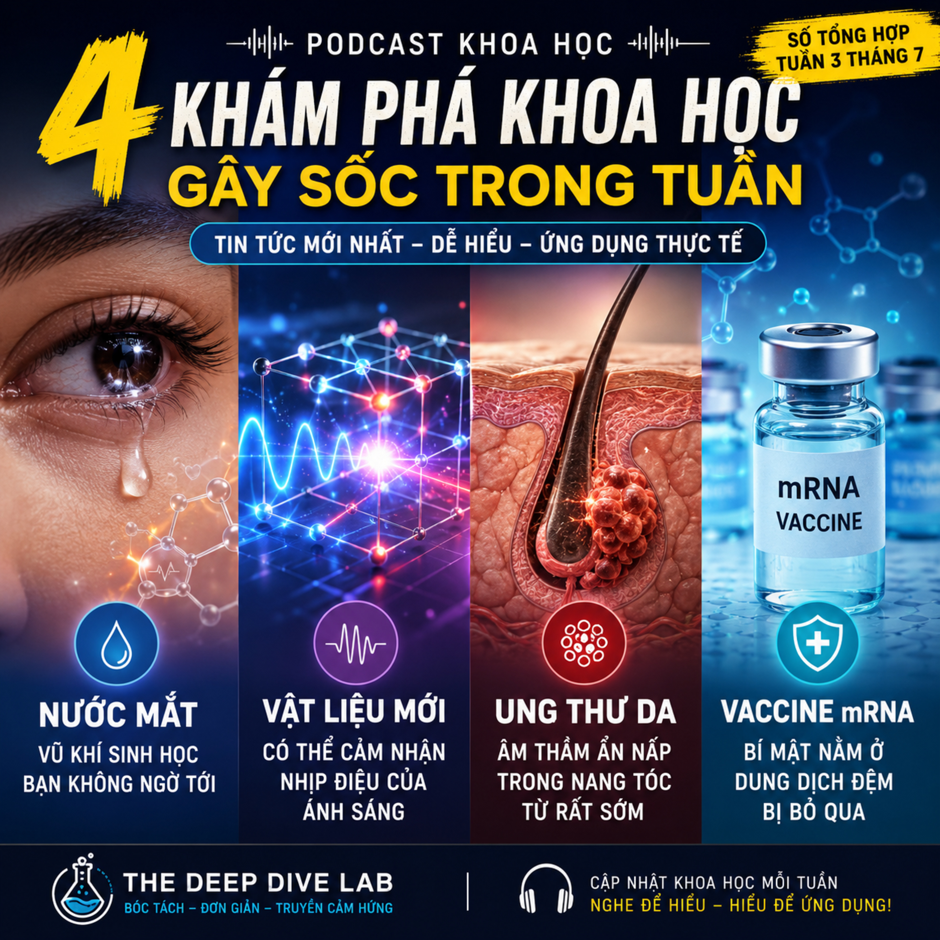 Bạn Sẽ Nhìn Nước Mắt, Vaccine Và Ung Thư Da Theo Một Cách Hoàn Toàn Khác episode artwork