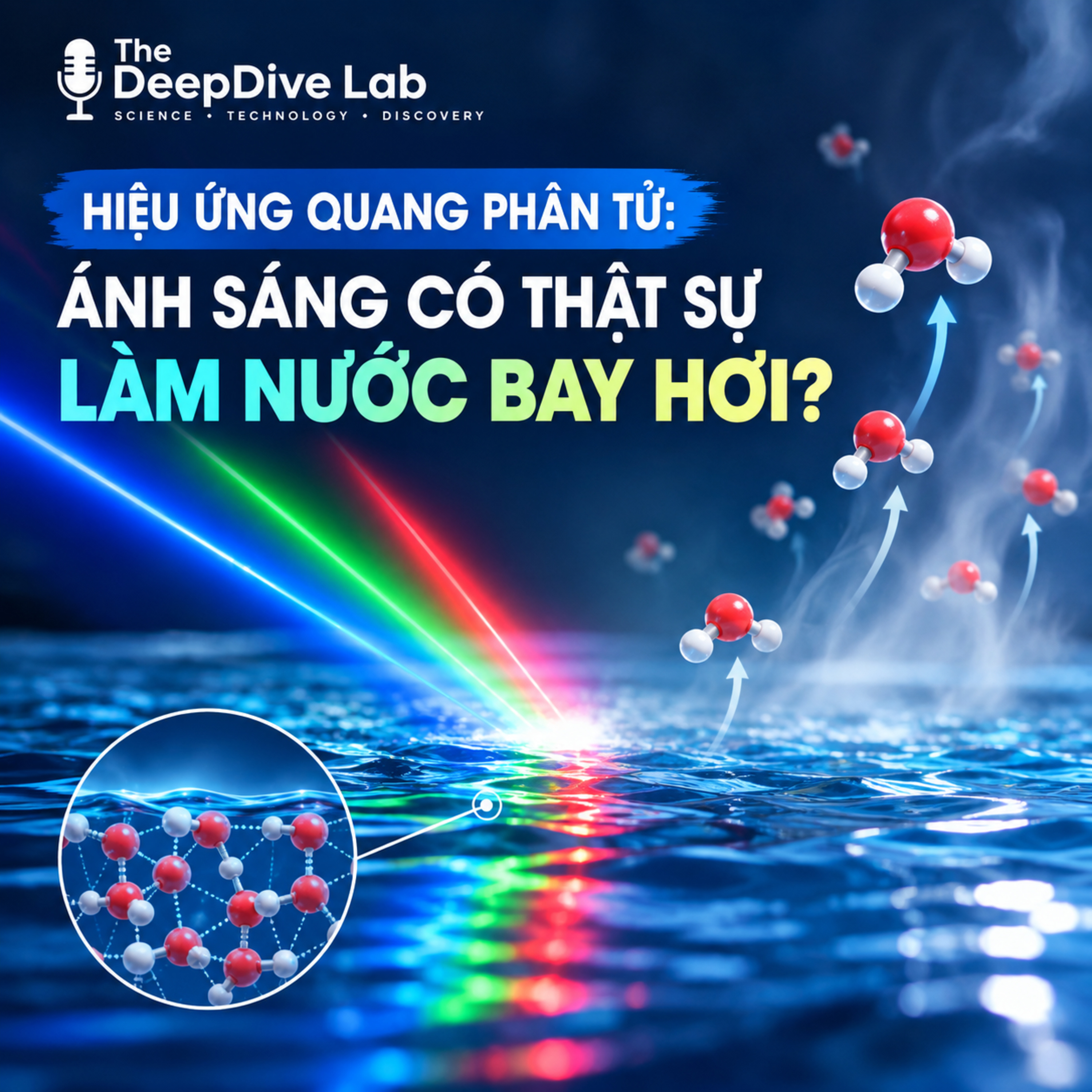 Hiệu Ứng Quang Phân Tử: Ánh Sáng Có Thật Sự Làm Nước Bay Hơi?