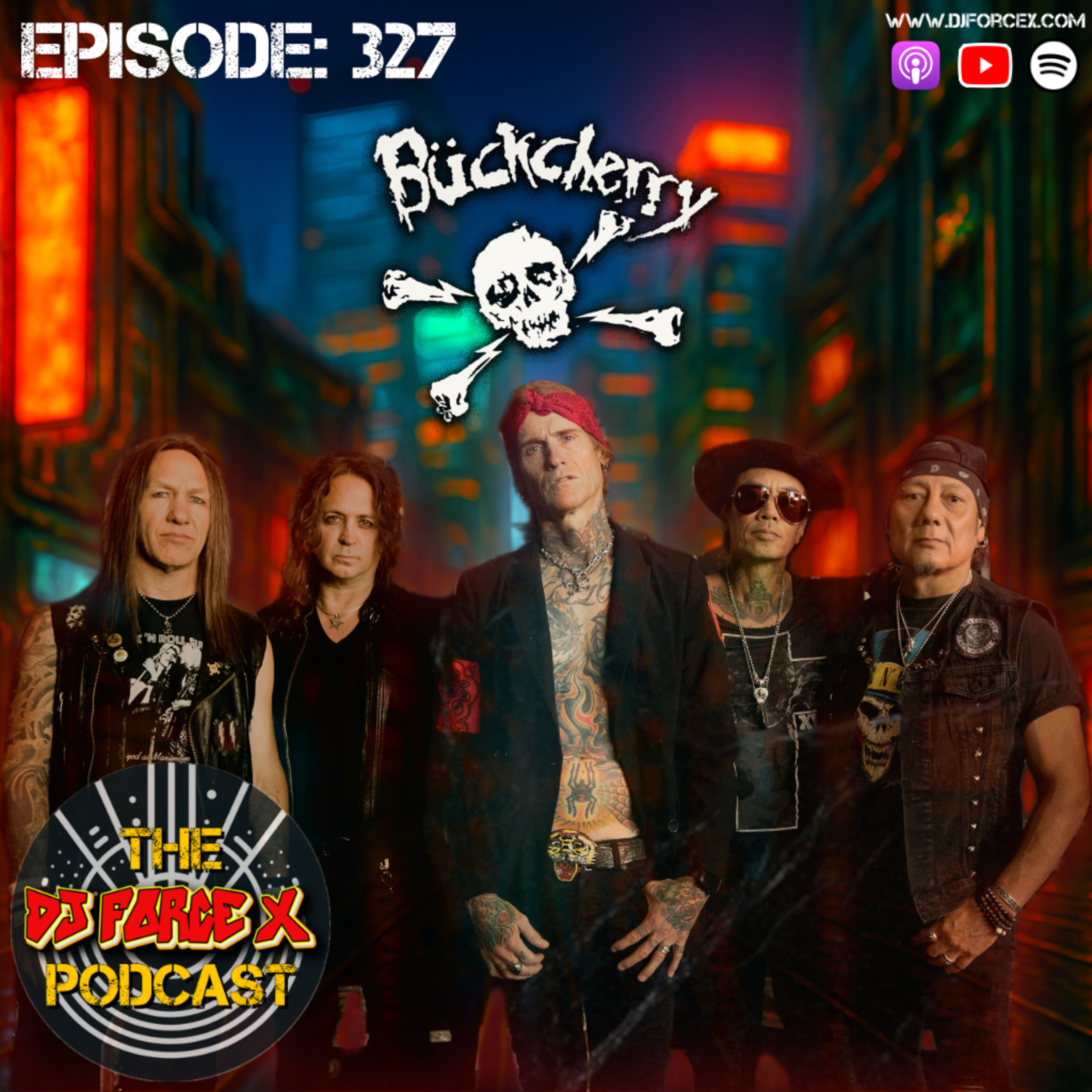 Buckcherry | Josh Todd on album Roar Like Thunder, Tennis & UK Tour | DJ Force X Podcast Ep 327