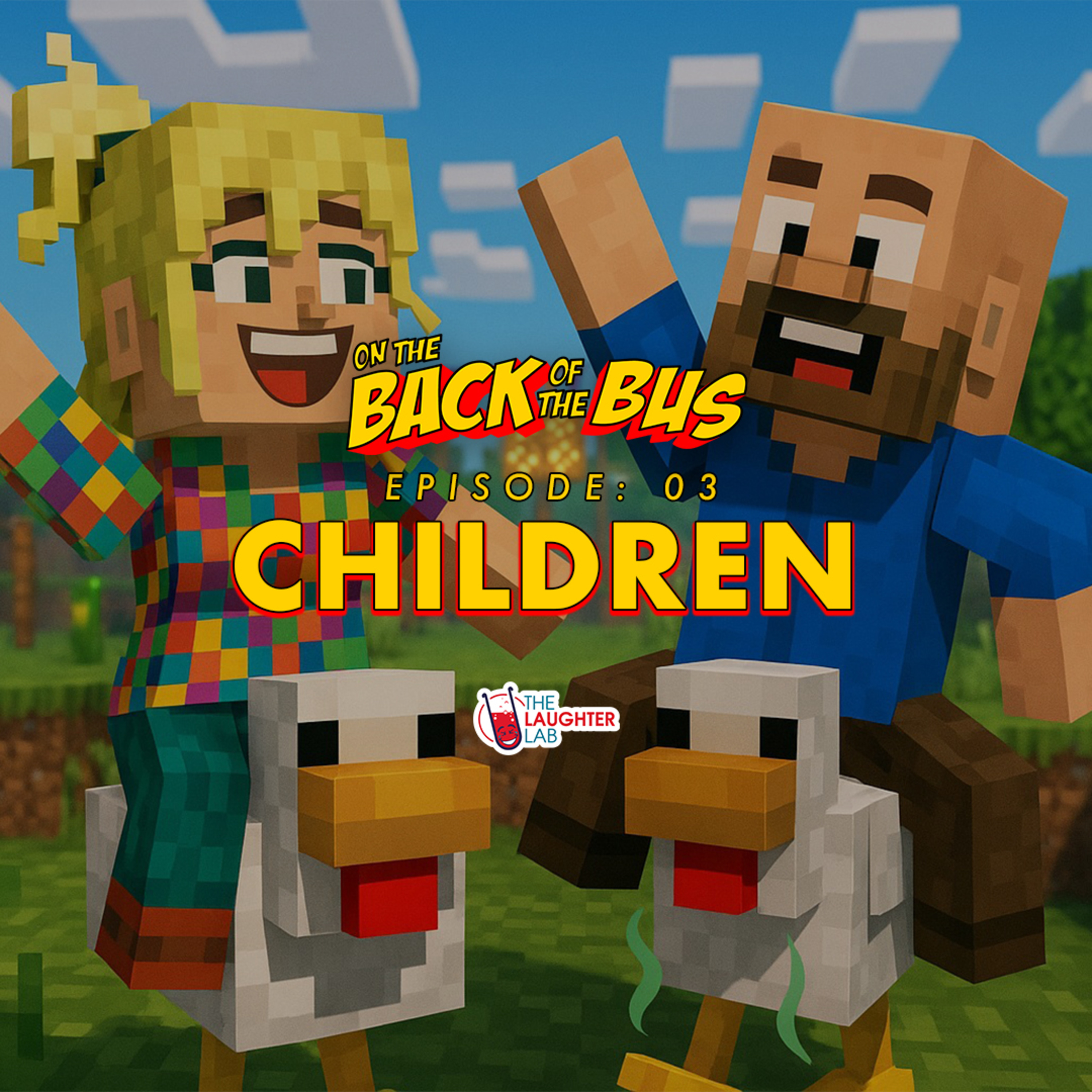 Children with Suzy Bennett & Tom Glover | On The Back Of The Bus Podcast: EP 3 episode artwork