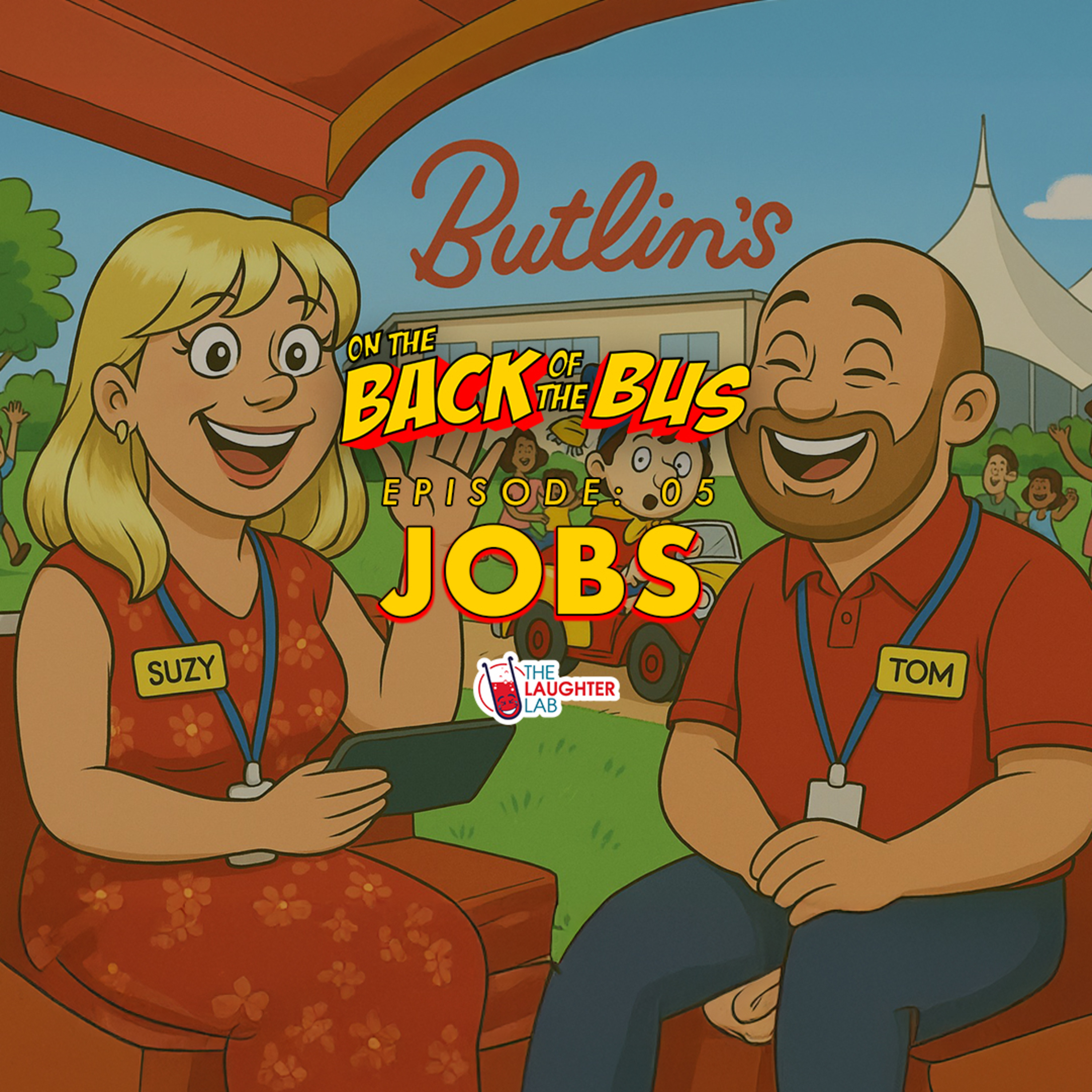 Jobs with Suzy Bennett & Tom Glover | On The Back Of The Bus Podcast: EP 5 episode artwork